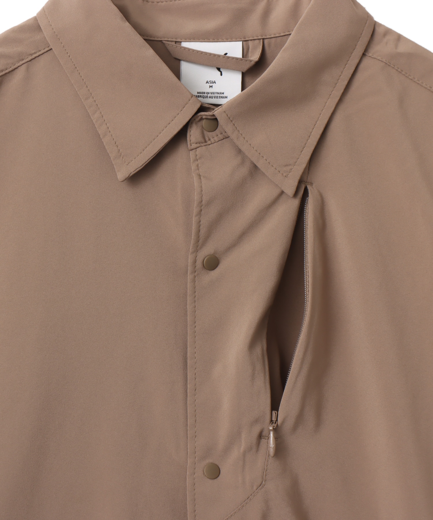 PUMA OVERSIZED LS SHIRT TOTALLY TAUPEの画像