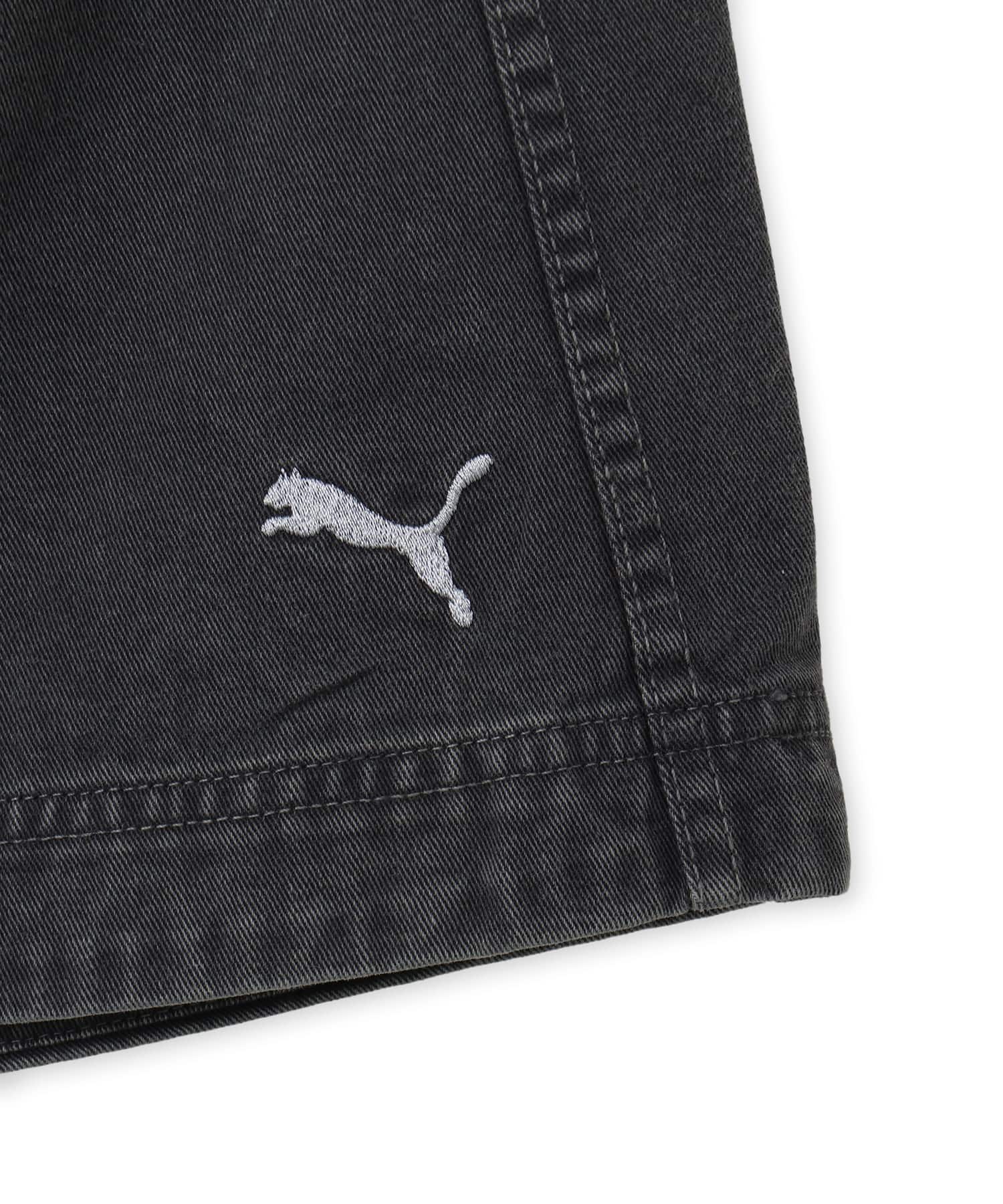 PUMA FUTURE.PUMA.ARCHIVE WASHED TWILL SKIRT PUMA BLACKの画像