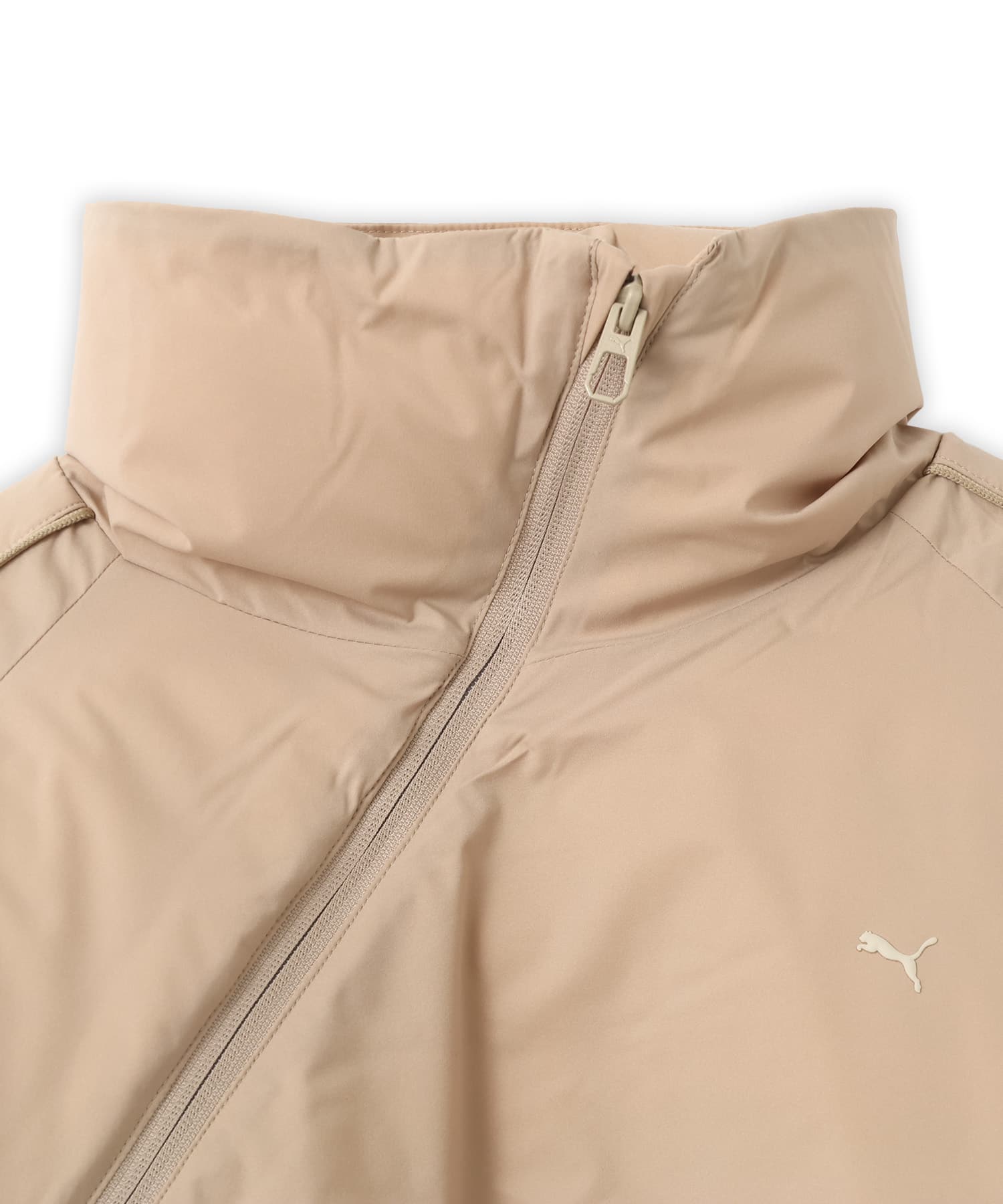 PUMA MATT TAFFETA PADDED JACKET WS ICE COFFEEの画像