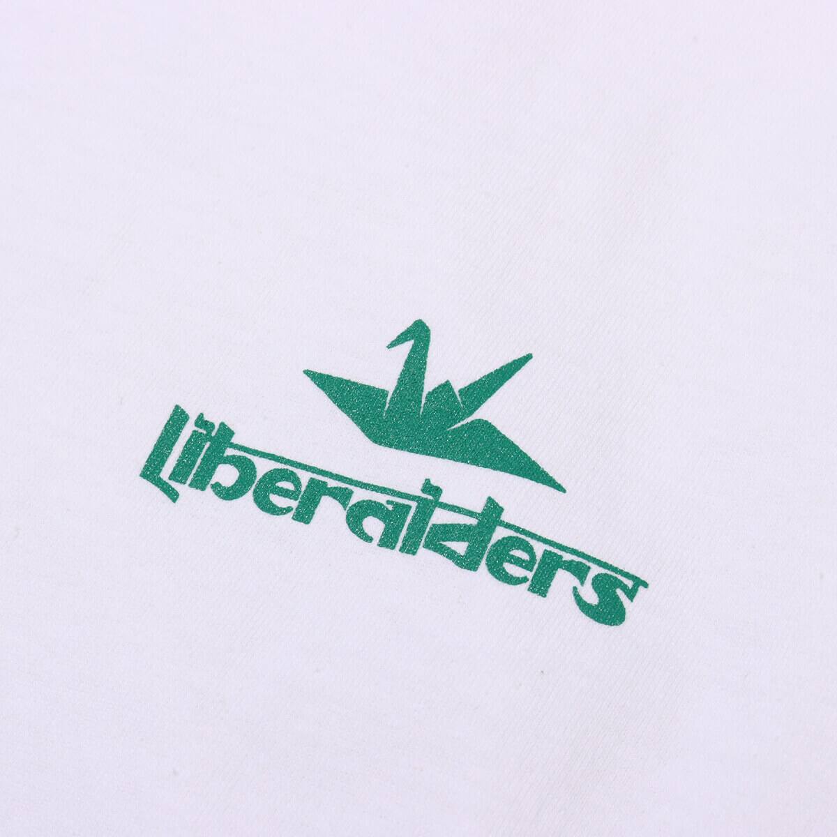 LIBERAIDERS SLEEVE LOGO L/S TEE WHITE 24SP-Iの画像