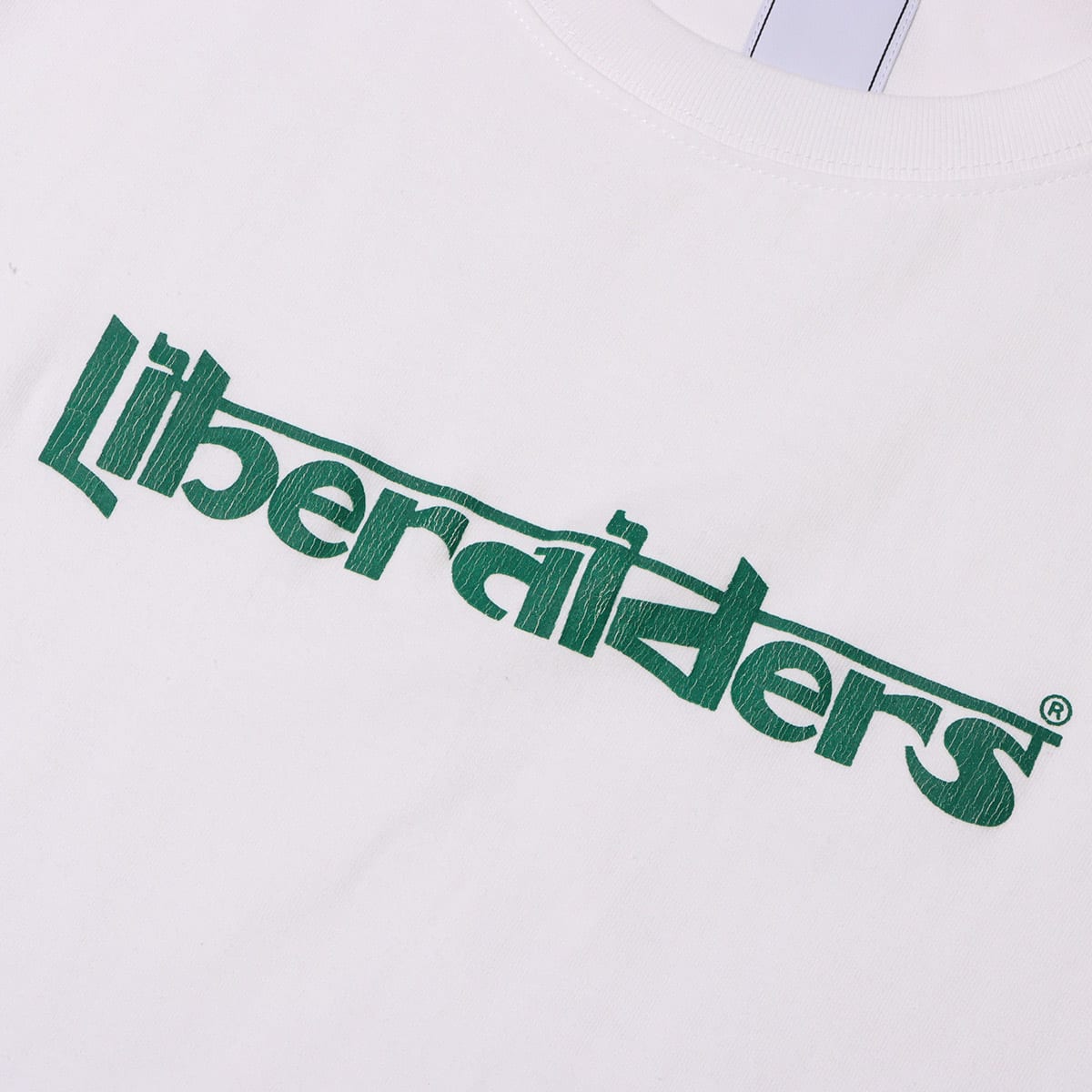 LIBERAIDERS BENGAL LOGO TEE WHITE の画像