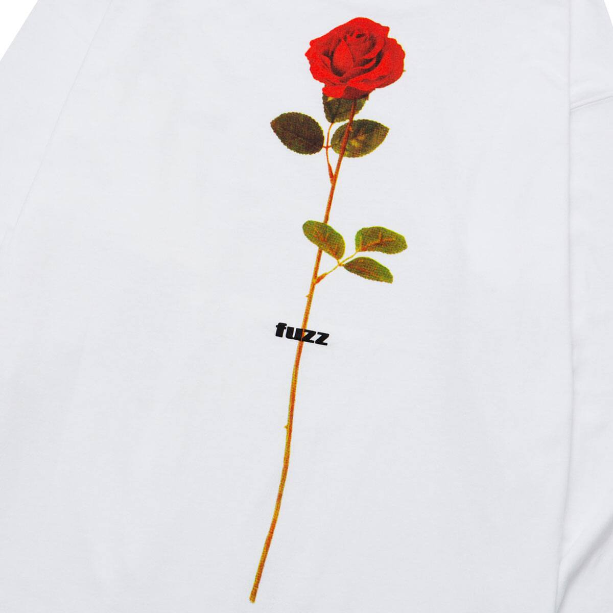 fuzz BASIC LOGO L/S TEE WHITE 20HO-Iの画像