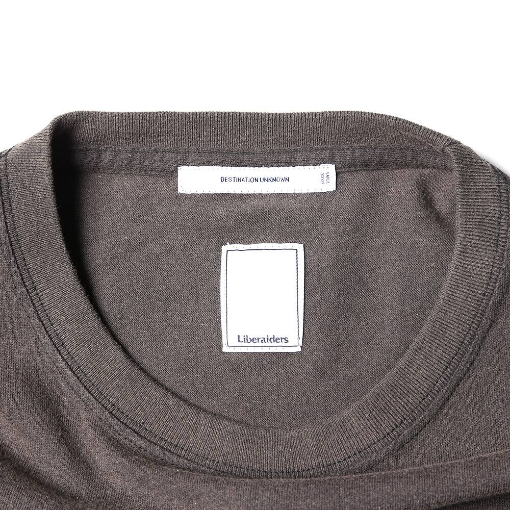 Liberaiders POCKET L/S TEE BLACK 21FA-Iの画像