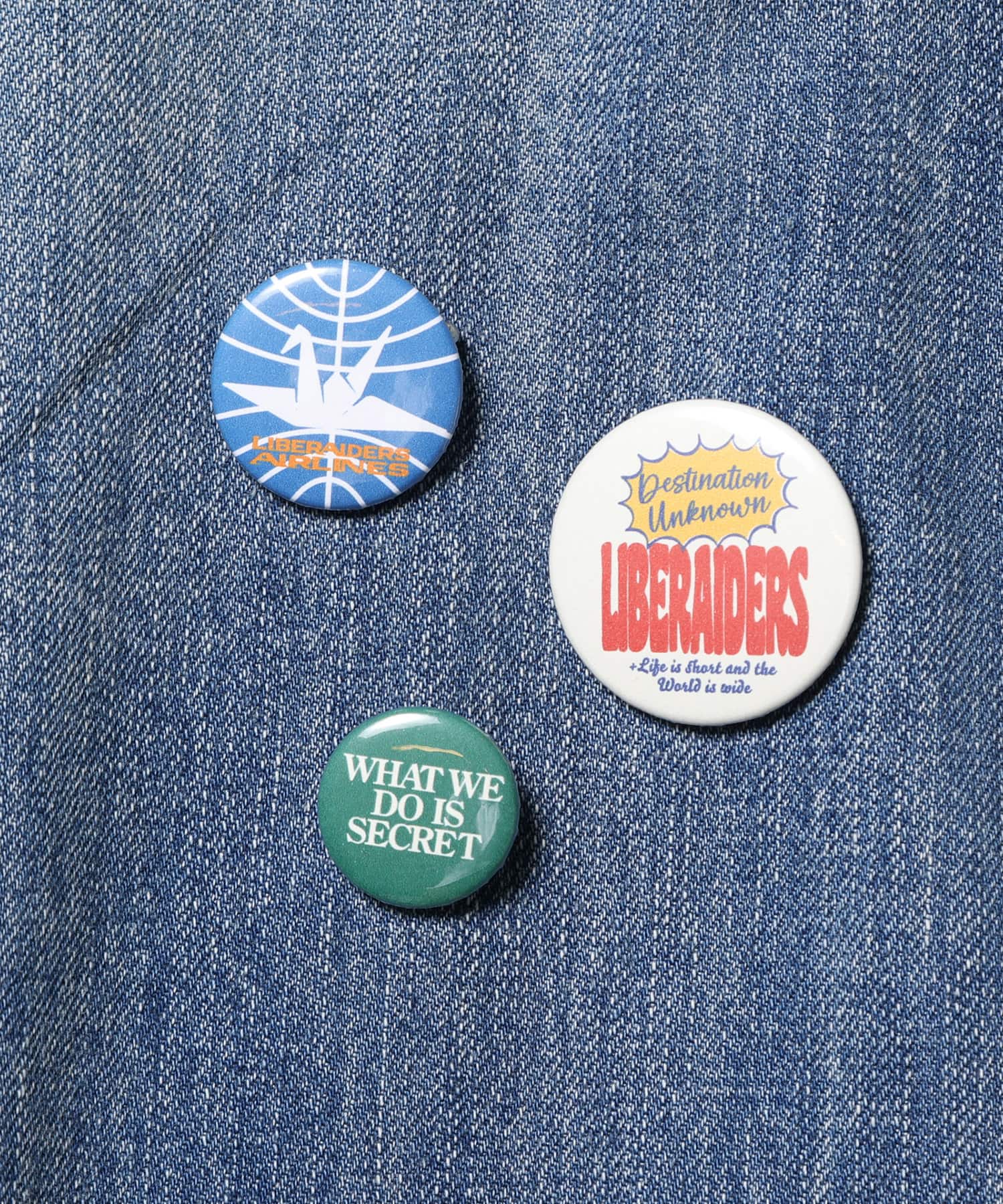 LIBERAIDERS DENIM WORK JACKET BLUEの画像