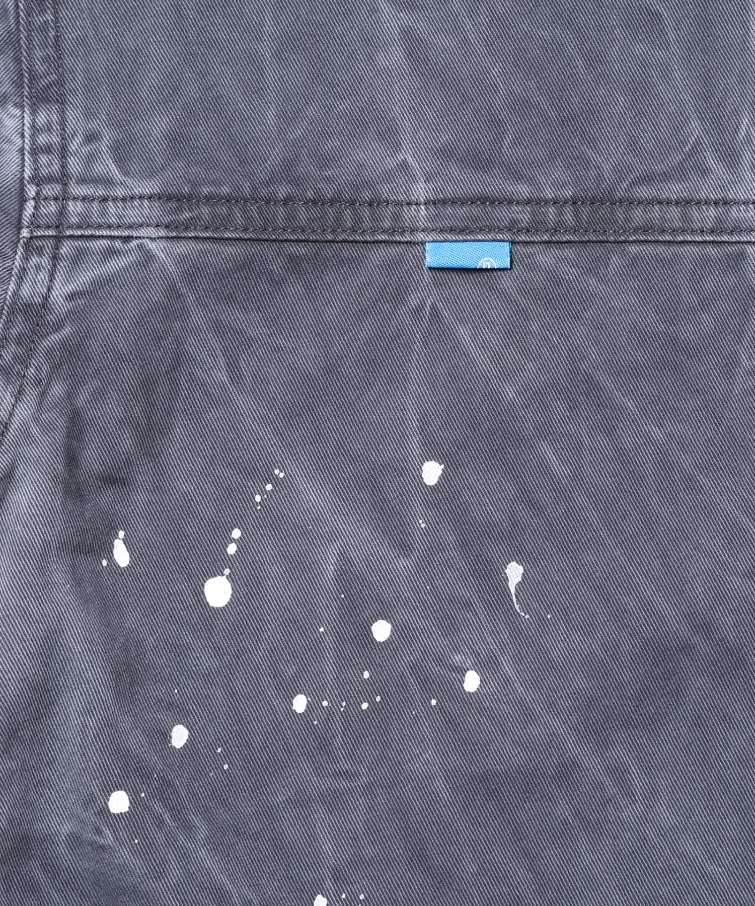 LIBERAIDERS GARMENT DYED TRUCKER JACKET CHARCOALの画像