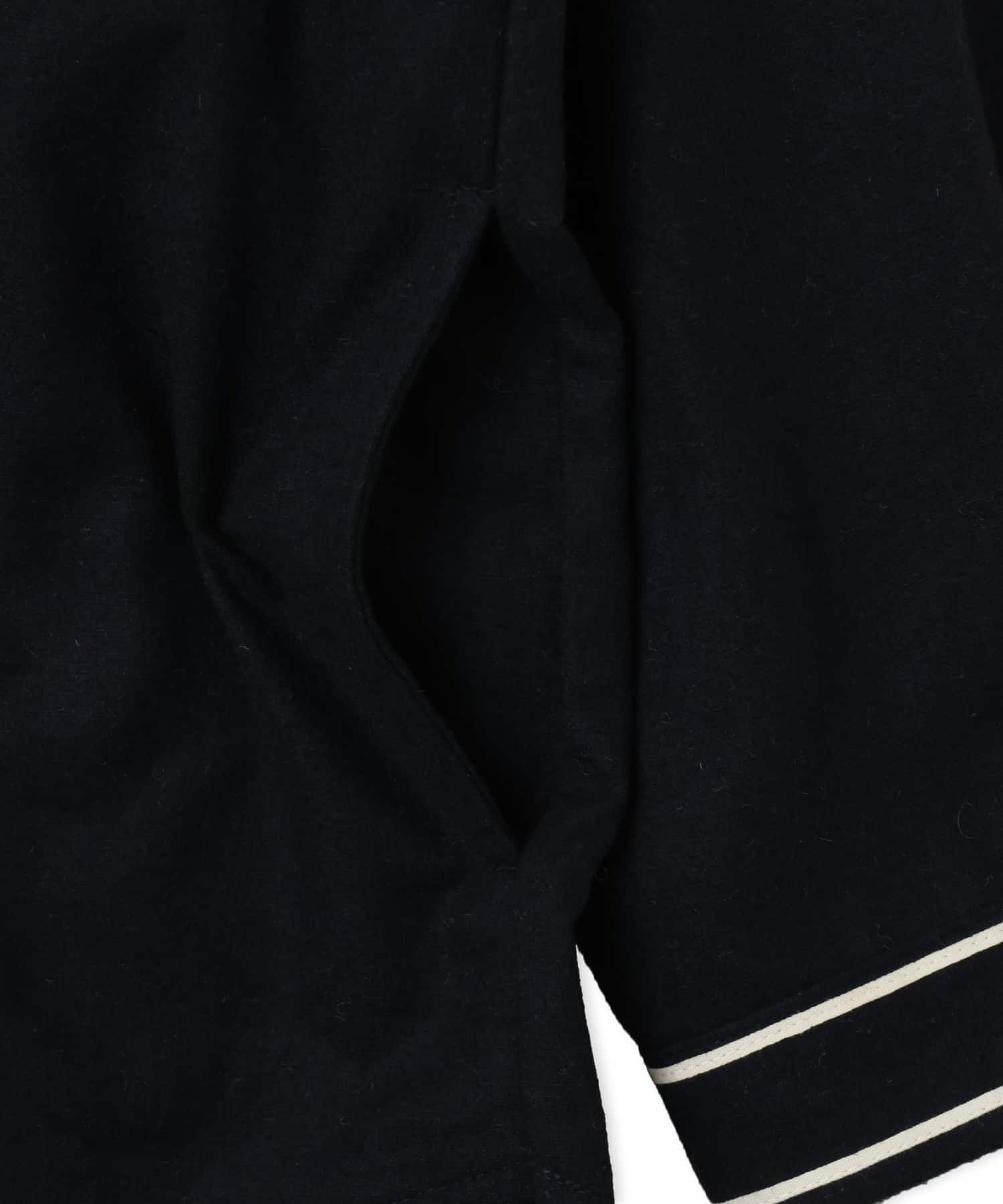 LIBERAIDERS FLANNEL BASEBALL SHIRT NAVYの画像