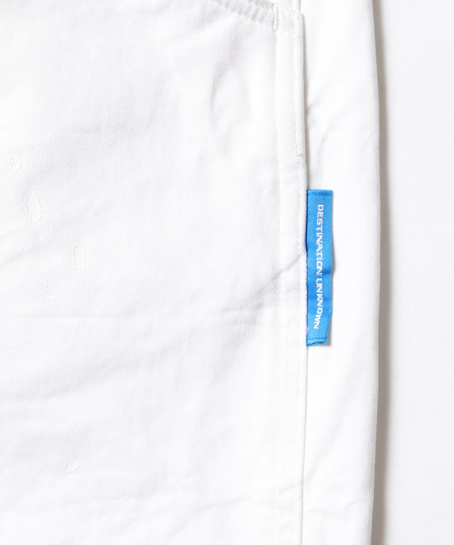 LIBERAIDERS SARROUEL CHINO PAINTER PANTS WHITEの画像