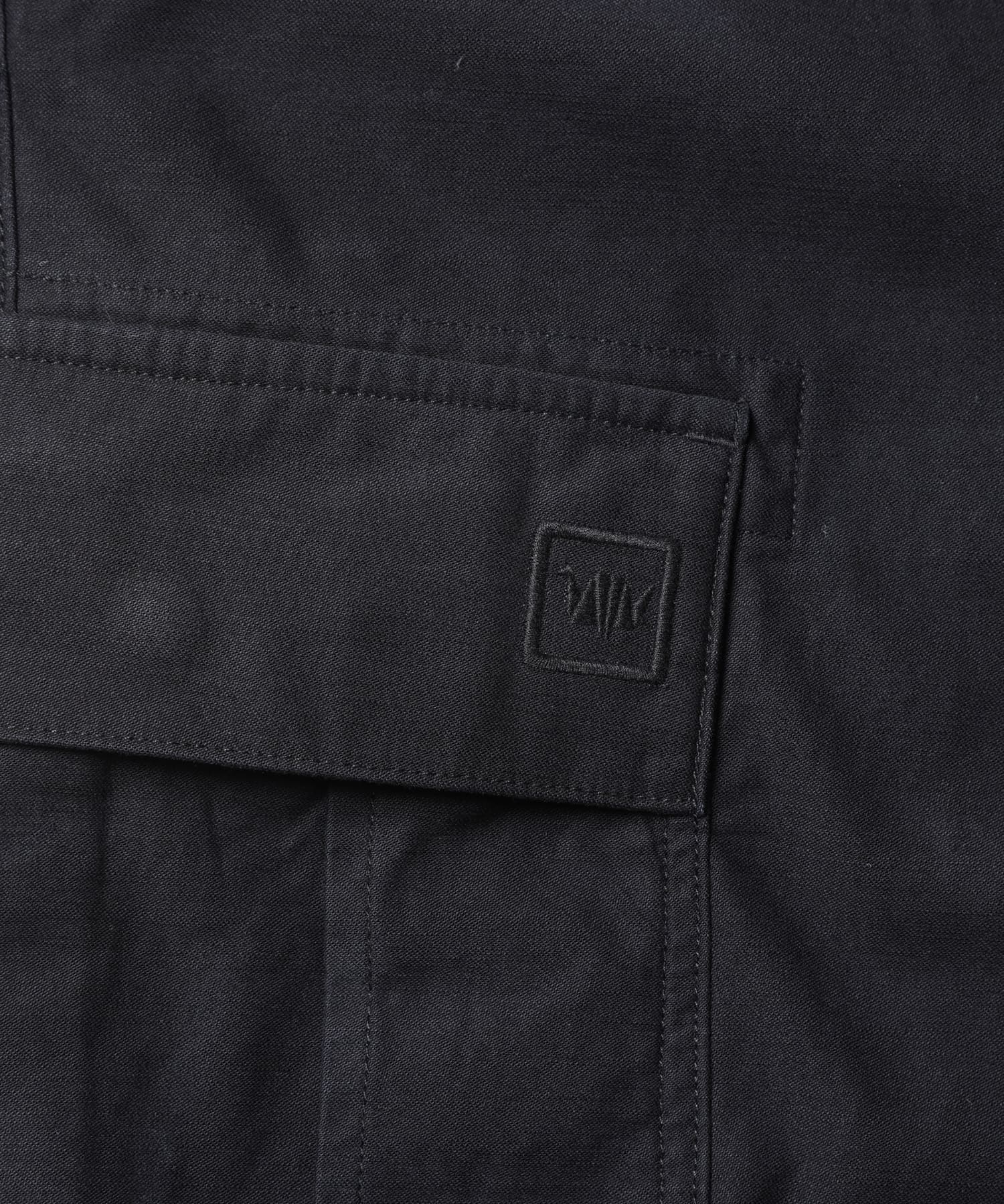 LIBERAIDERS 6-POCKET ARMY BAGGY PANTS BLACKの画像