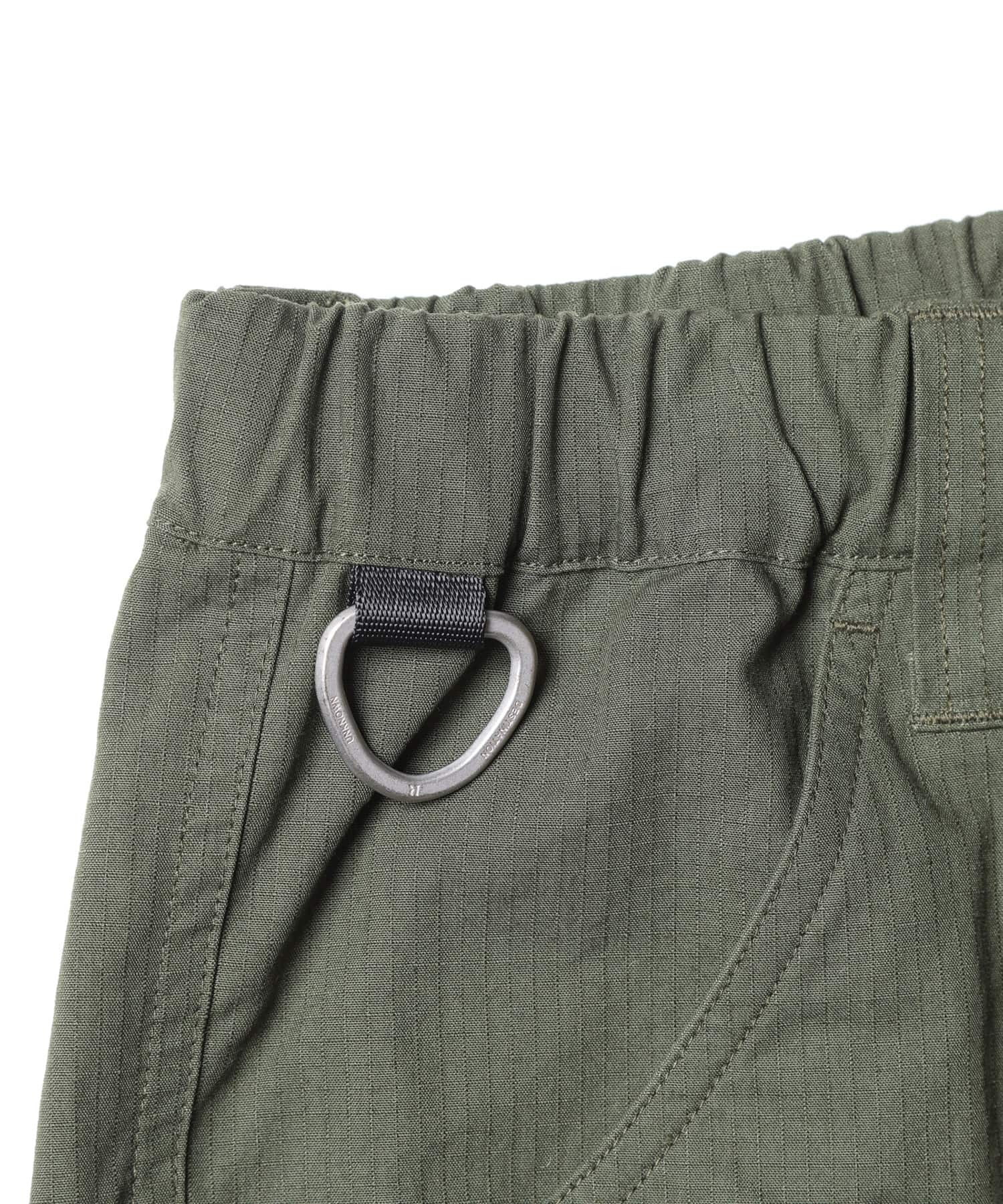 LIBERAIDERS CORDURA RIP UTILITY SHORTS OLIVEの画像