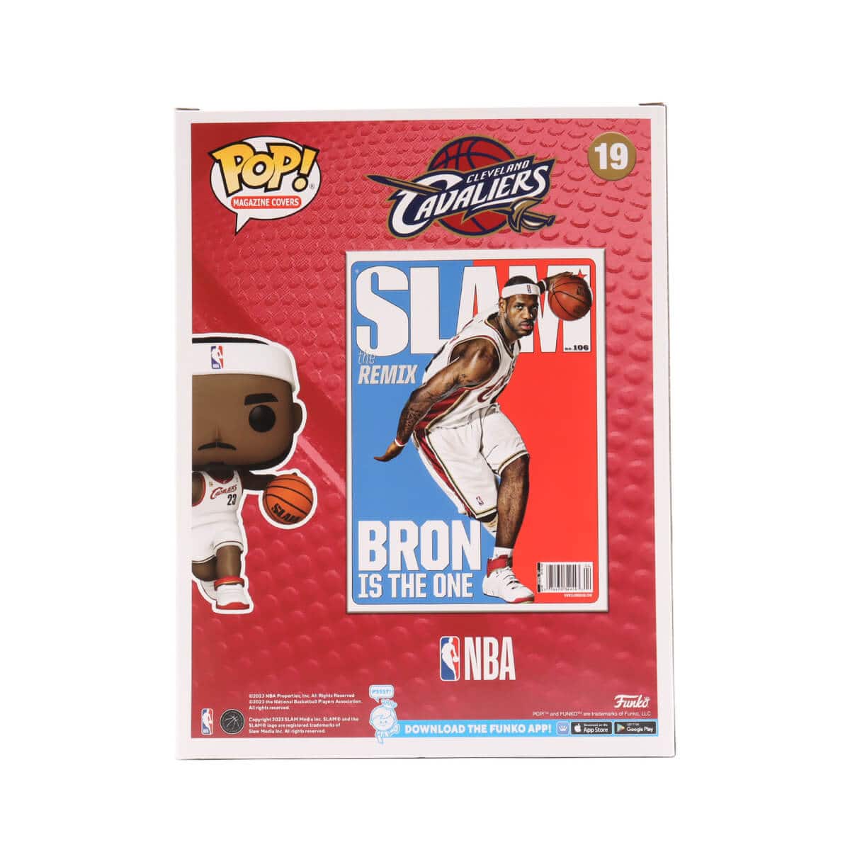 FUNKO POP NBA Cover: Slam - LeBron James MULTI の画像