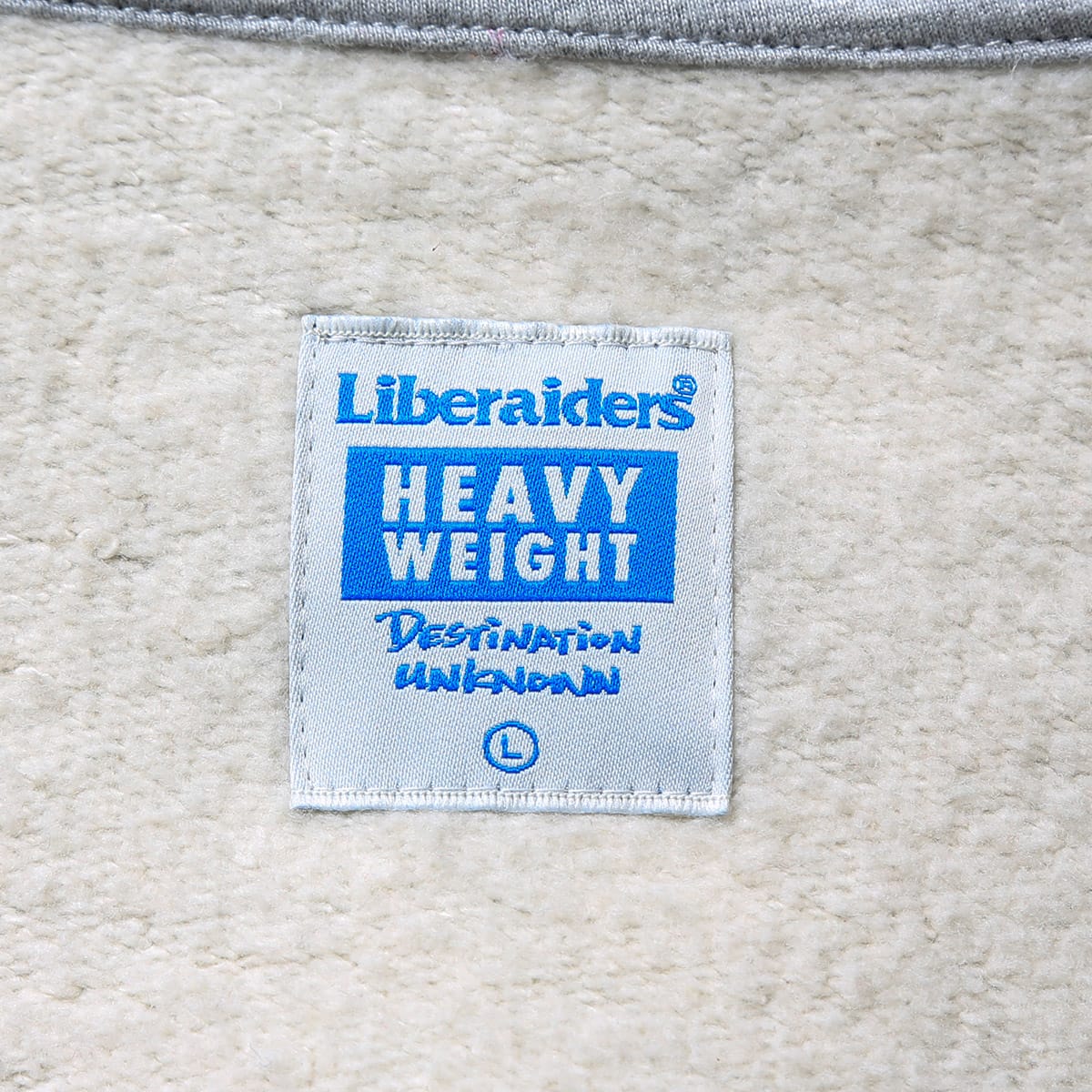 LIBERAIDERS HEAVY WEIGHT FLEECE HOODIE GRAY 23FA-Iの画像