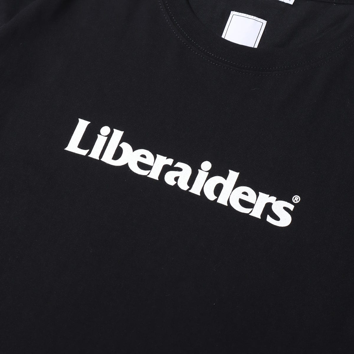 LIBERAIDERS OG LOGO TEE BLACK の画像