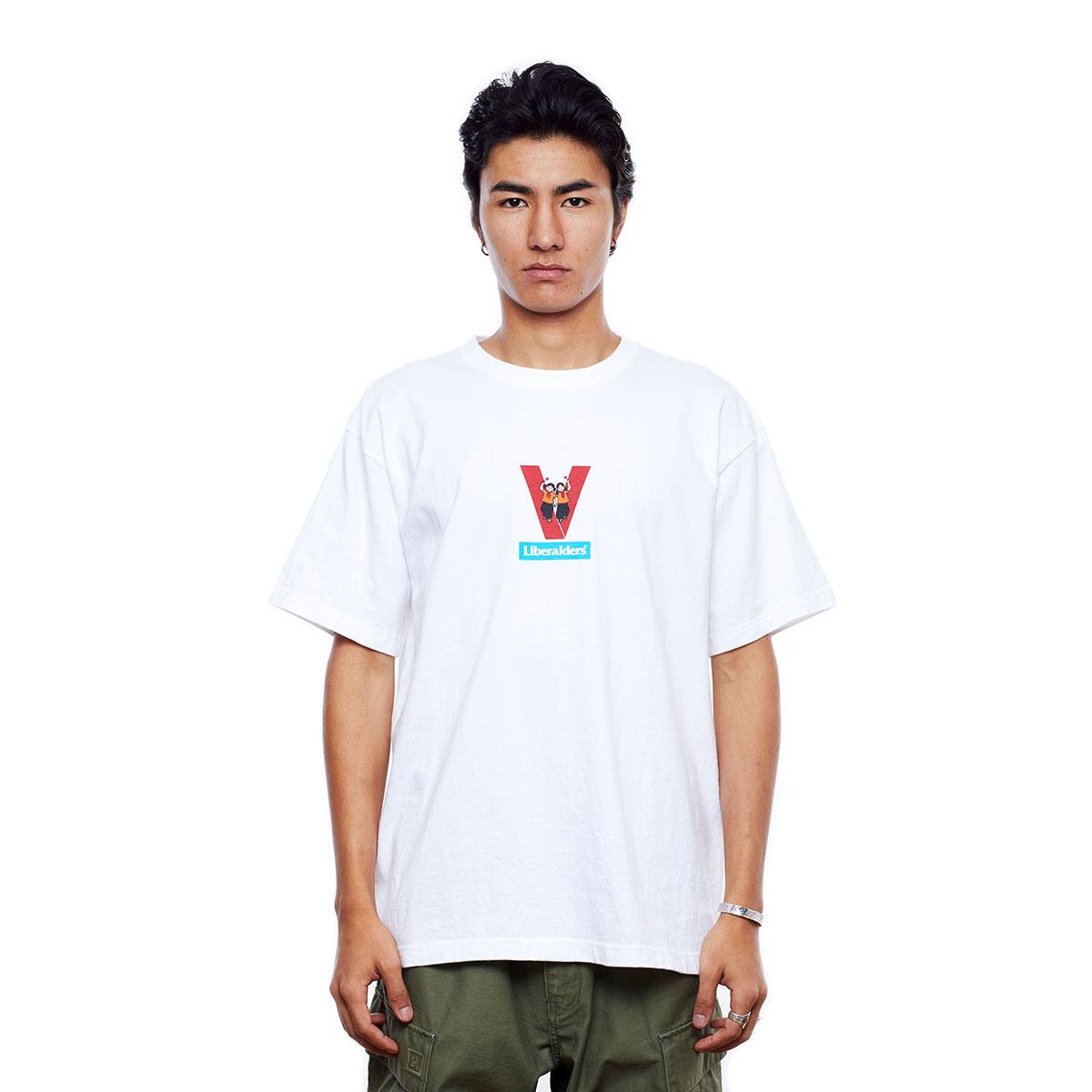 LIBERAIDERS VICTORY TEE WHITE 20SP-Iの画像