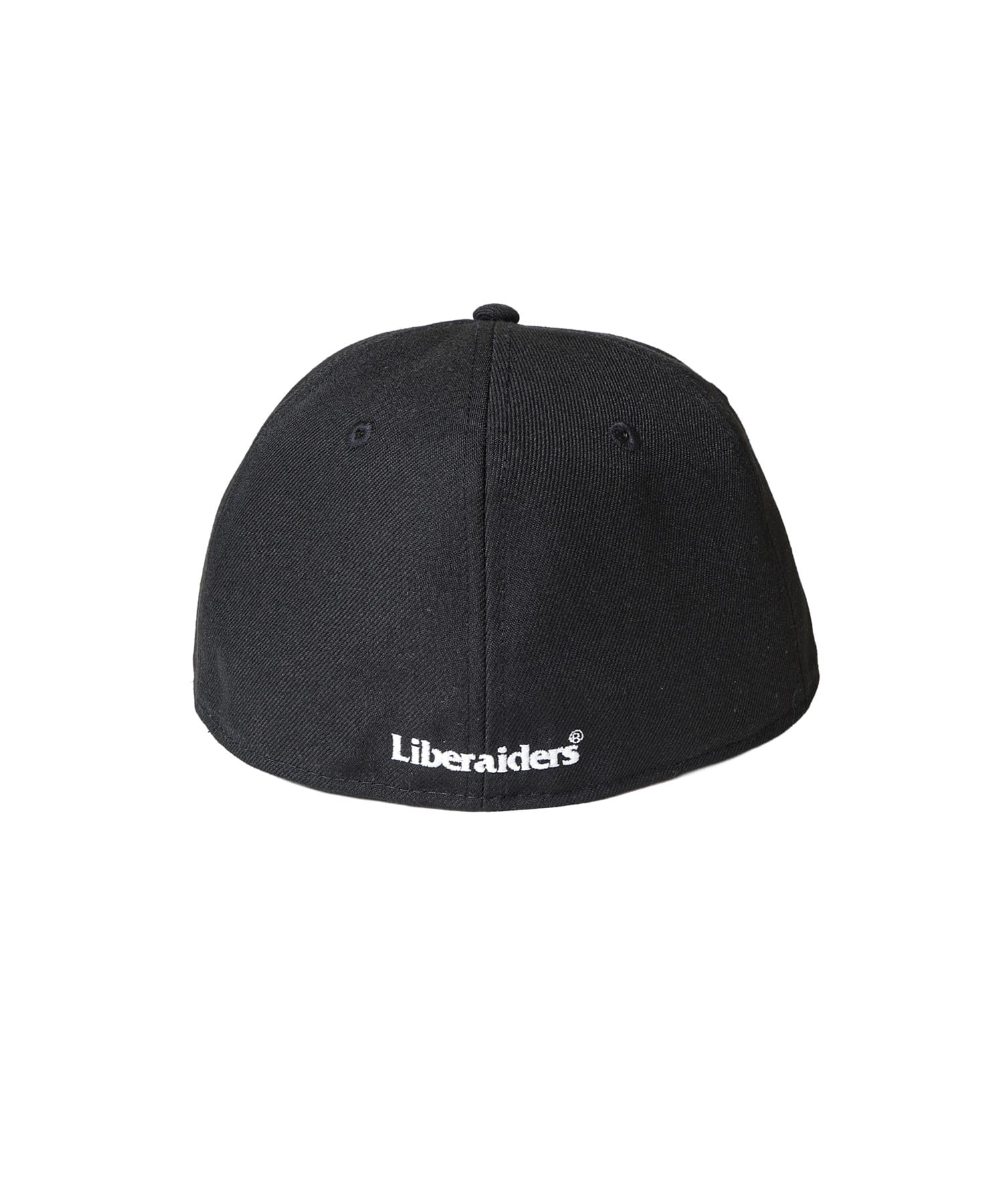LIBERAIDERS x NEW ERA 59FIFTY SB LR EMBROIDERY LOGO CAP BLACKの画像