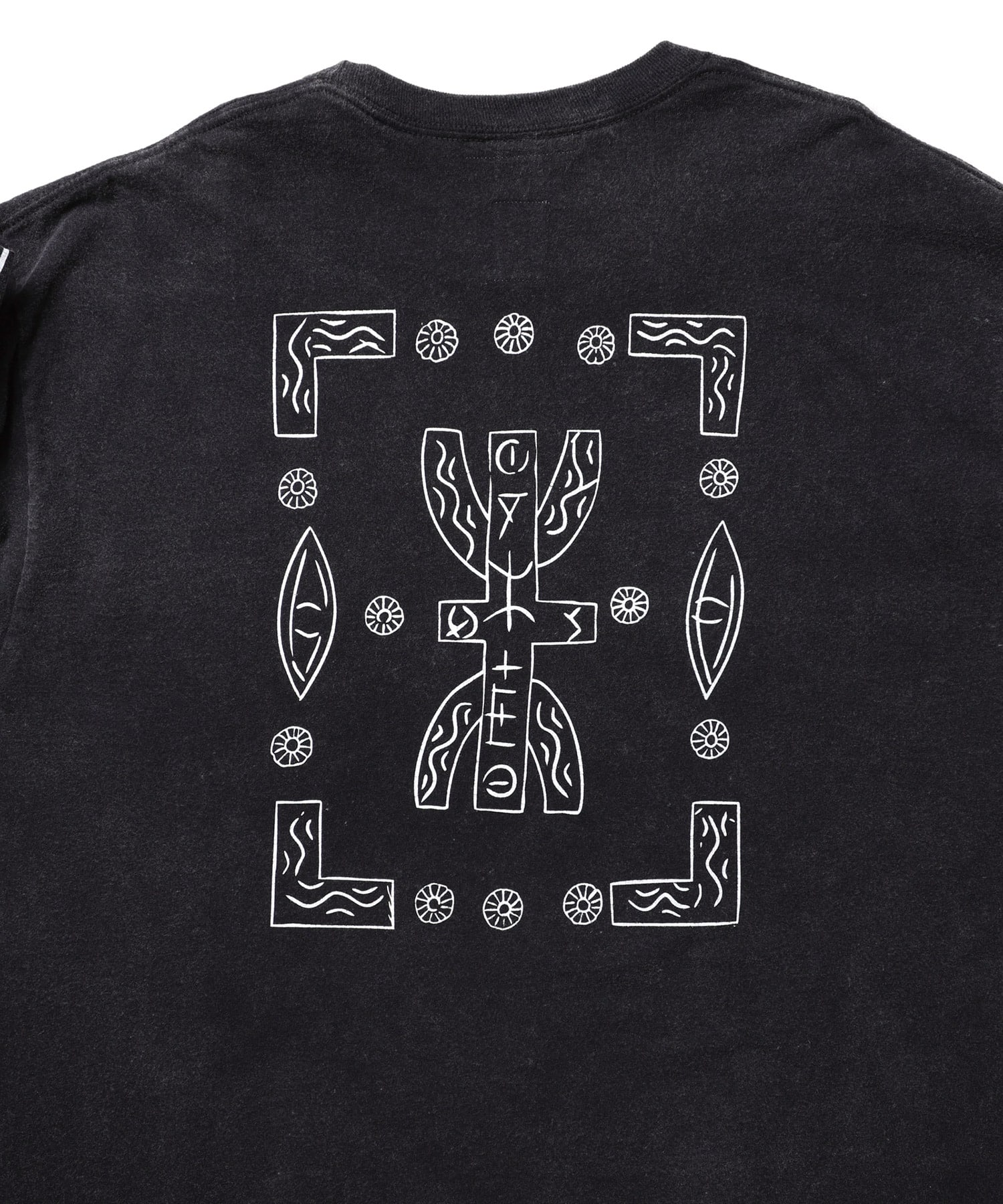 LIBERAIDERS TIFINAGH LOGO L/S TEE BLACKの画像