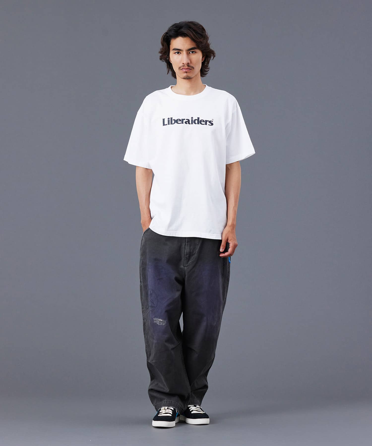LIBERAIDERS OG LOGO TEE WHITEの画像