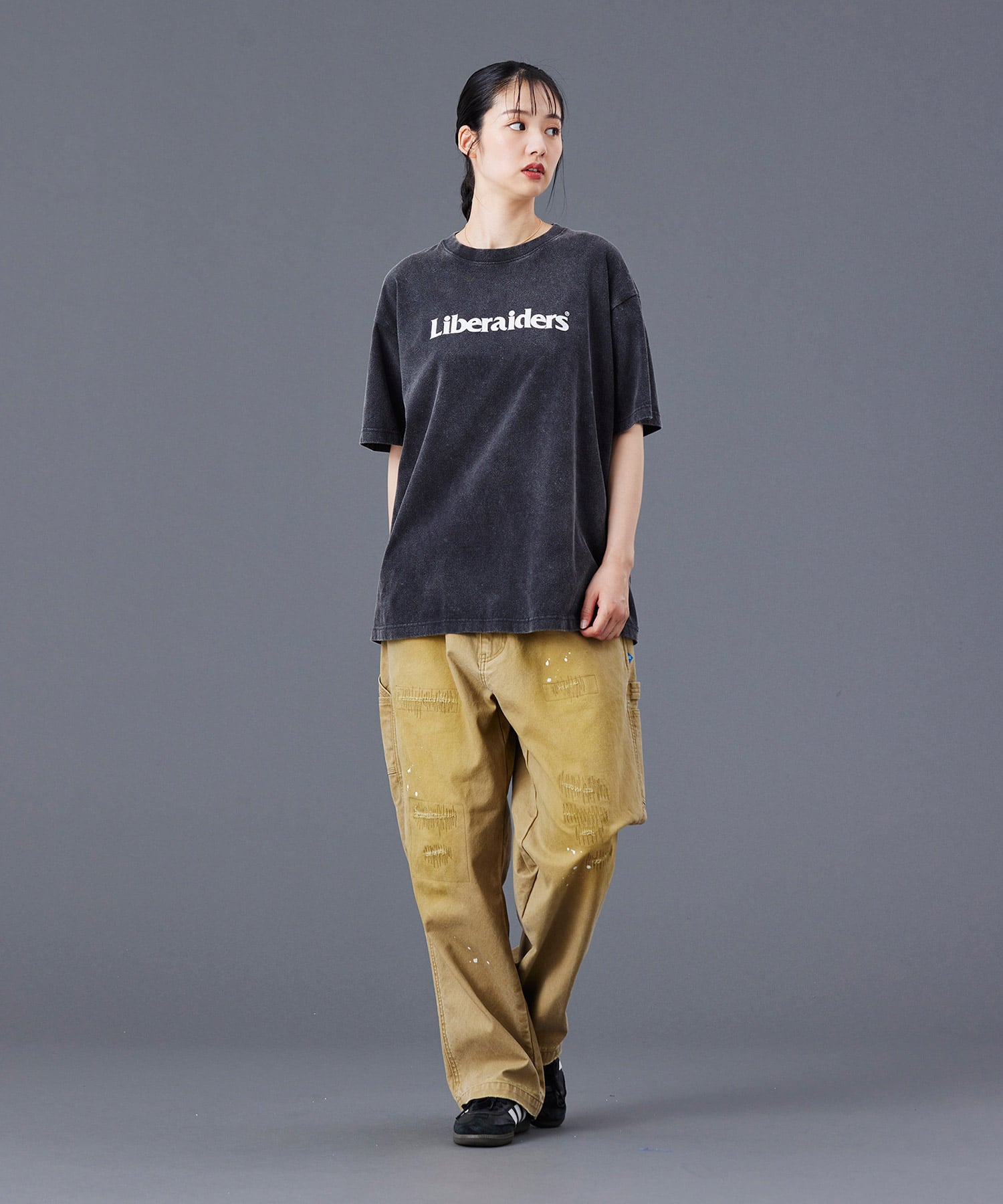 LIBERAIDERS OG LOGO TEE BLACKの画像