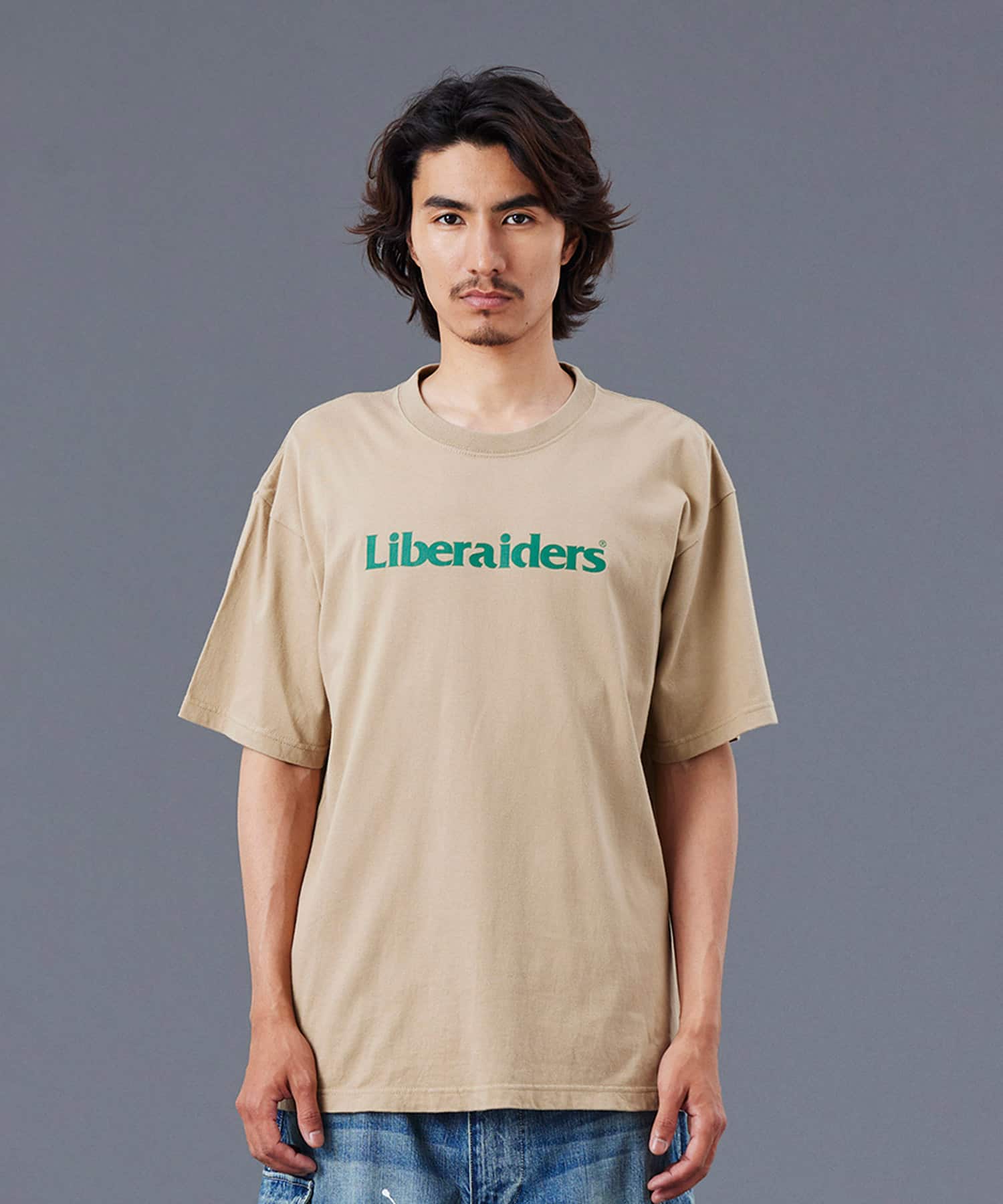 LIBERAIDERS OG LOGO TEE BEIGEの画像