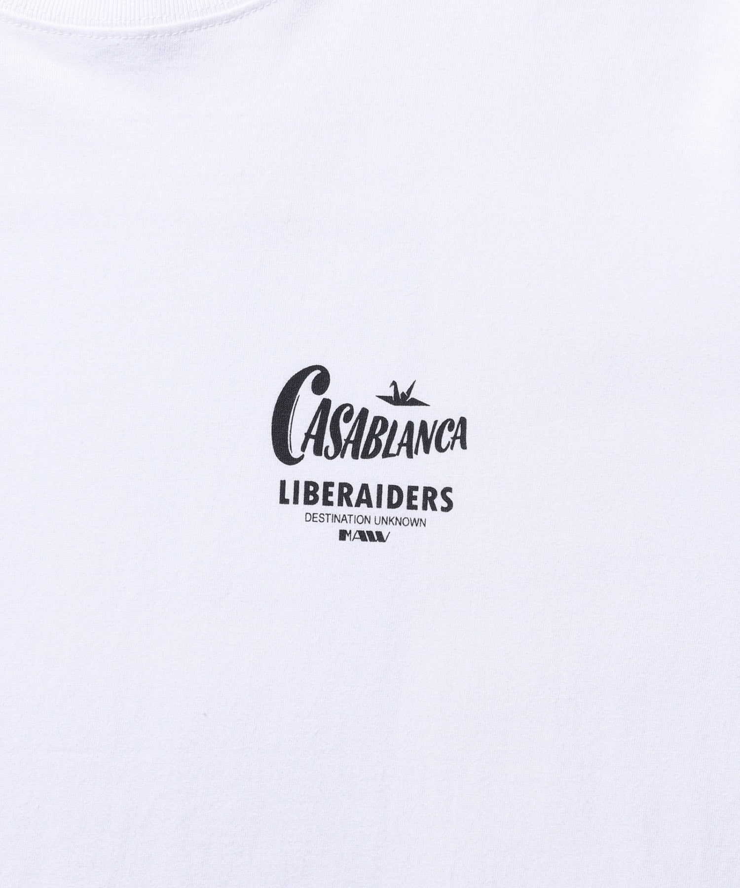 LIBERAIDERS MAW PHOTO TEE WHITEの画像