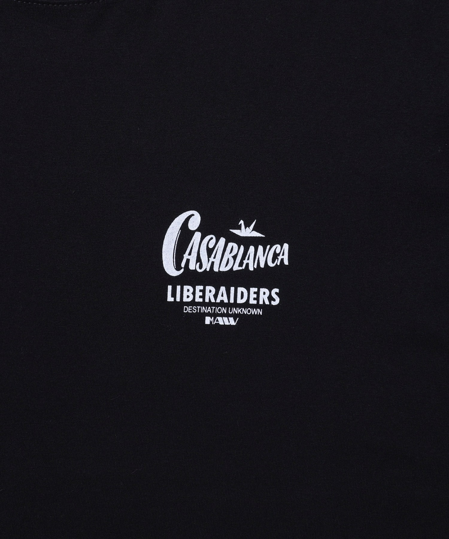LIBERAIDERS MAW PHOTO TEE BLACKの画像