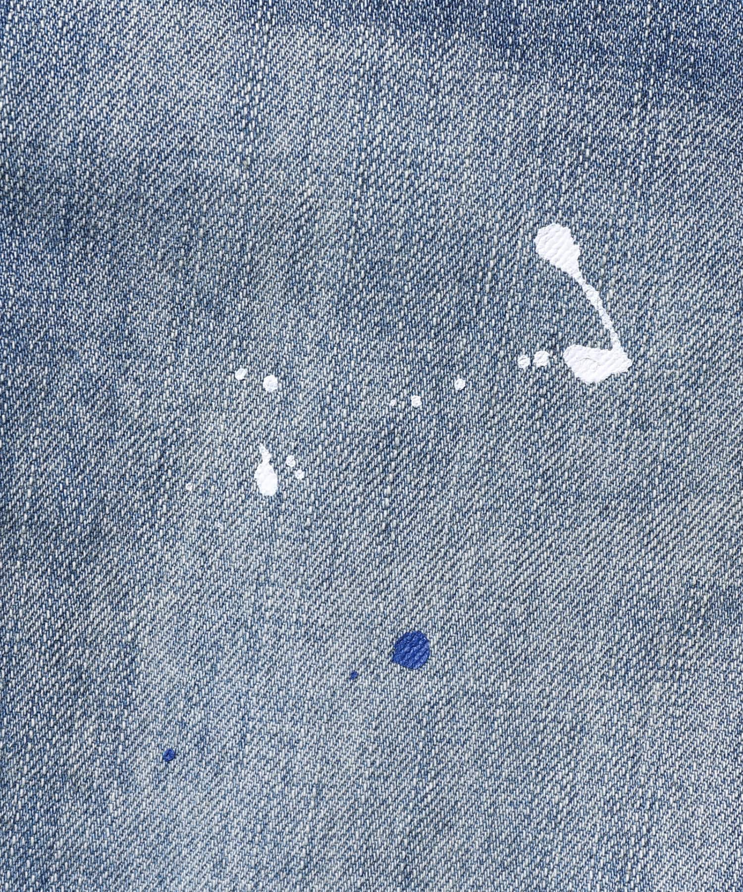 LIBERAIDERS DENIM CARGO PANTS BLUEの画像