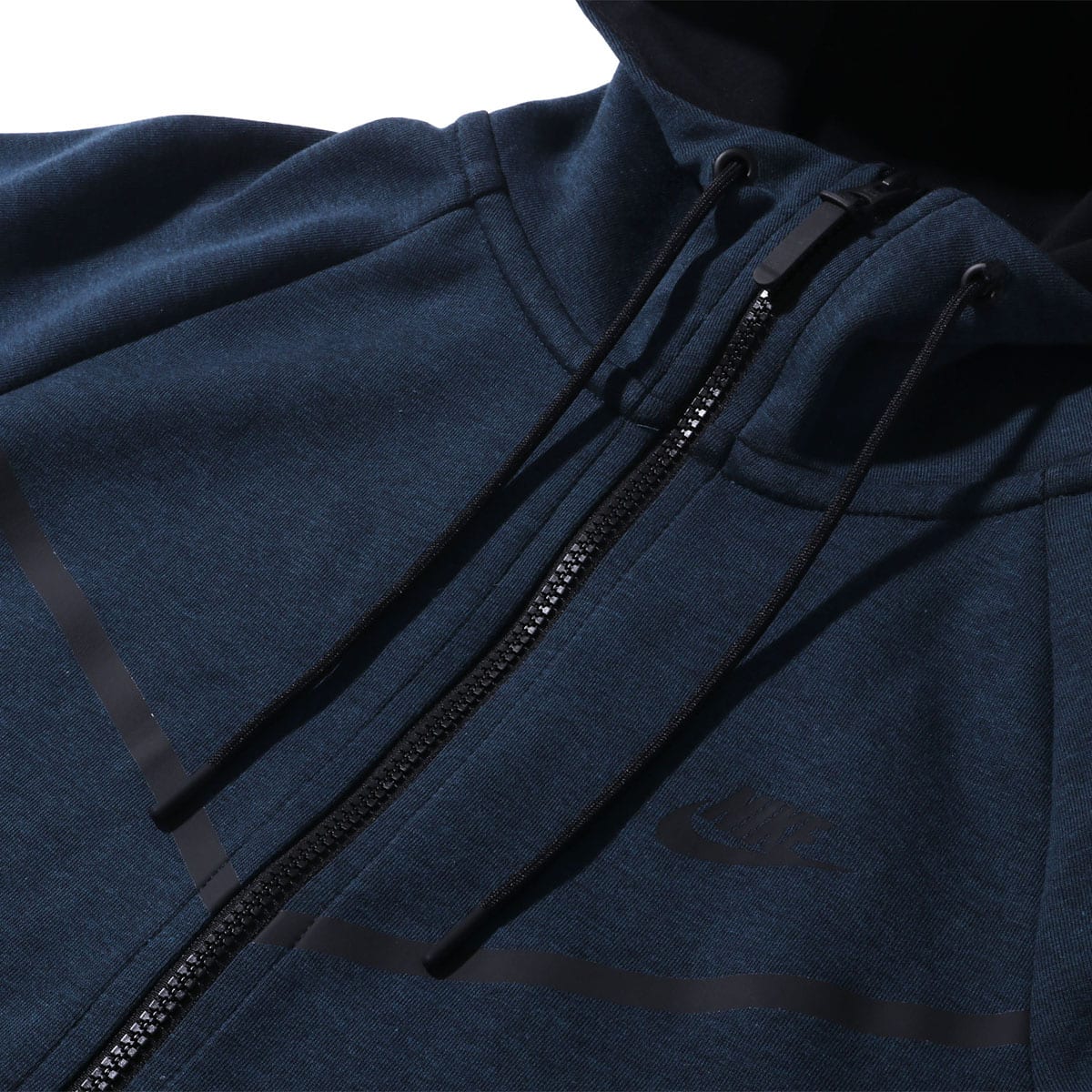 NIKE AS M NSW TCH FLC WR HOODIE FZ DEEP JUNGLE/HTR/BLACK 18SU-Iの画像