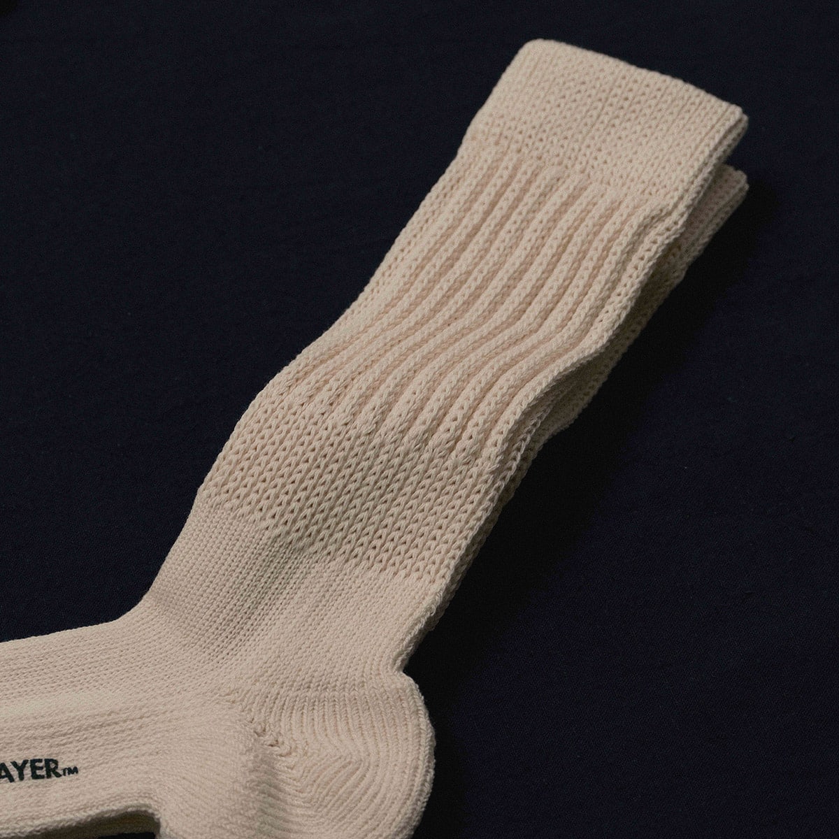 MARQUEE PLAYER HYBRID RIB SOCKS IVORYWHITE IVORYの画像