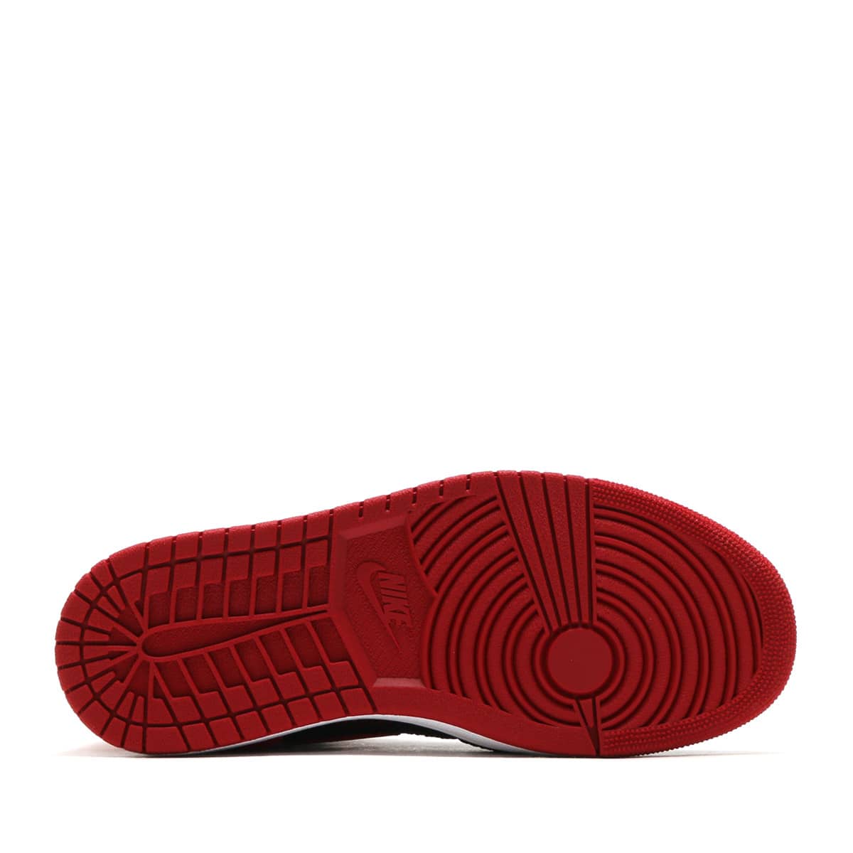 JORDAN BRAND AIR JORDAN 1 RET HI FLYKNIT BG  BLACK/VARSITY RED-WHITEの画像