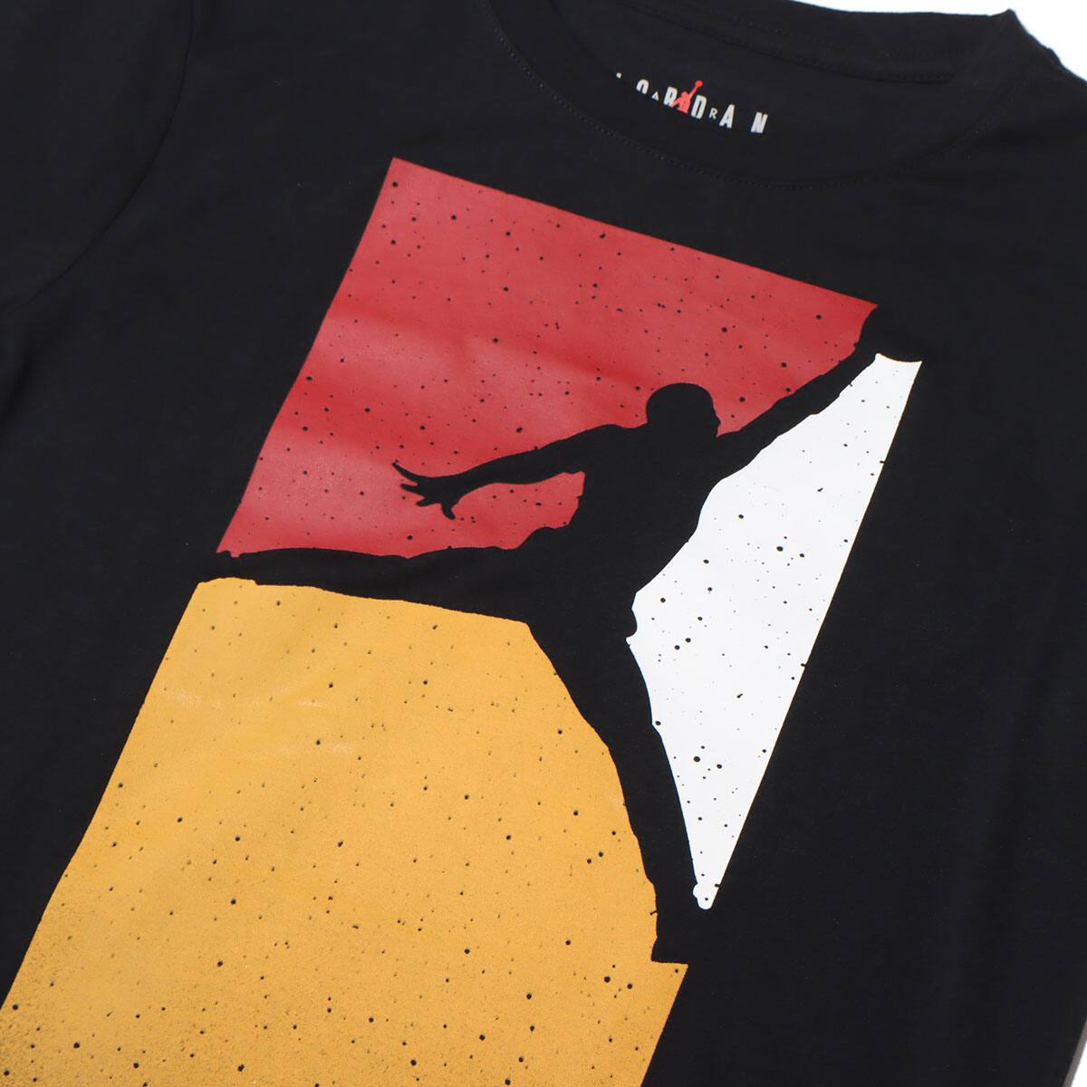 JORDAN BRAND KIDS JUMPMAN FADE SHORT SLEEVE GRAP TEE BLACK 23SU-I