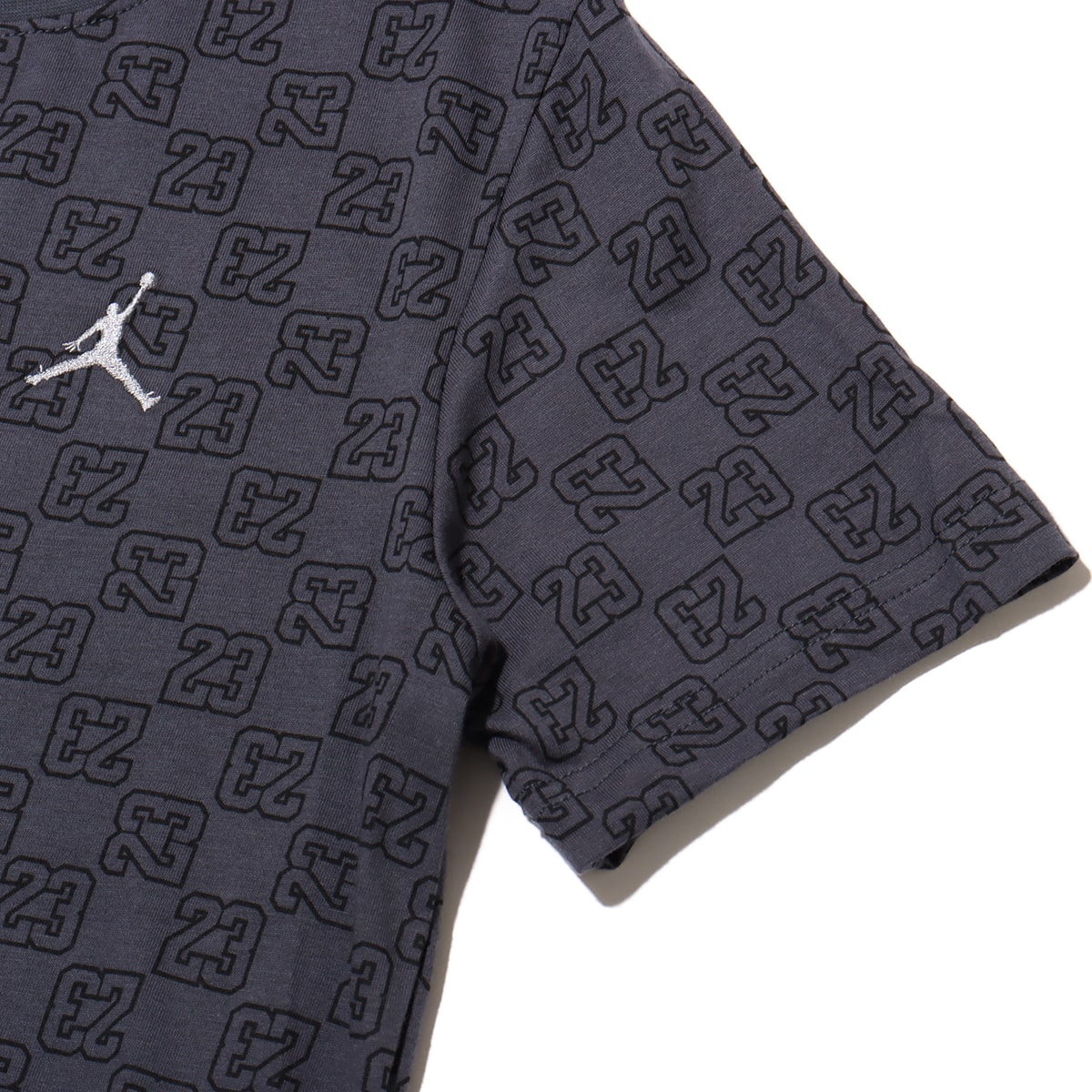 JORDAN BRAND KIDS 23 MONOGRAM AOP SS TEE BLACK の画像