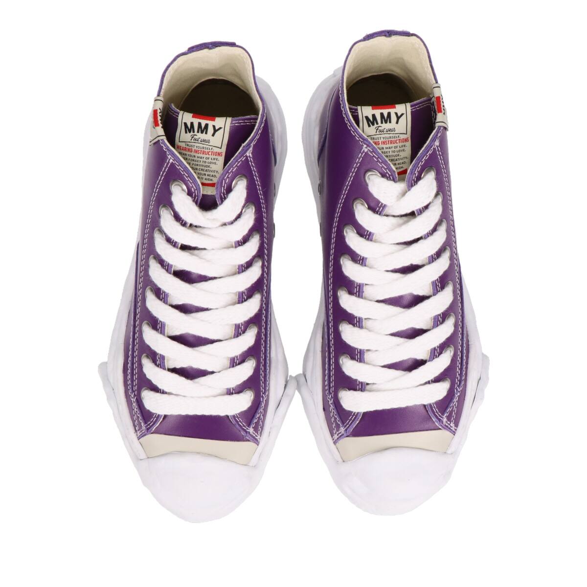 Maison MIHARA YASUHIRO OG LEATHER HITOP PURPLE 20FA-I