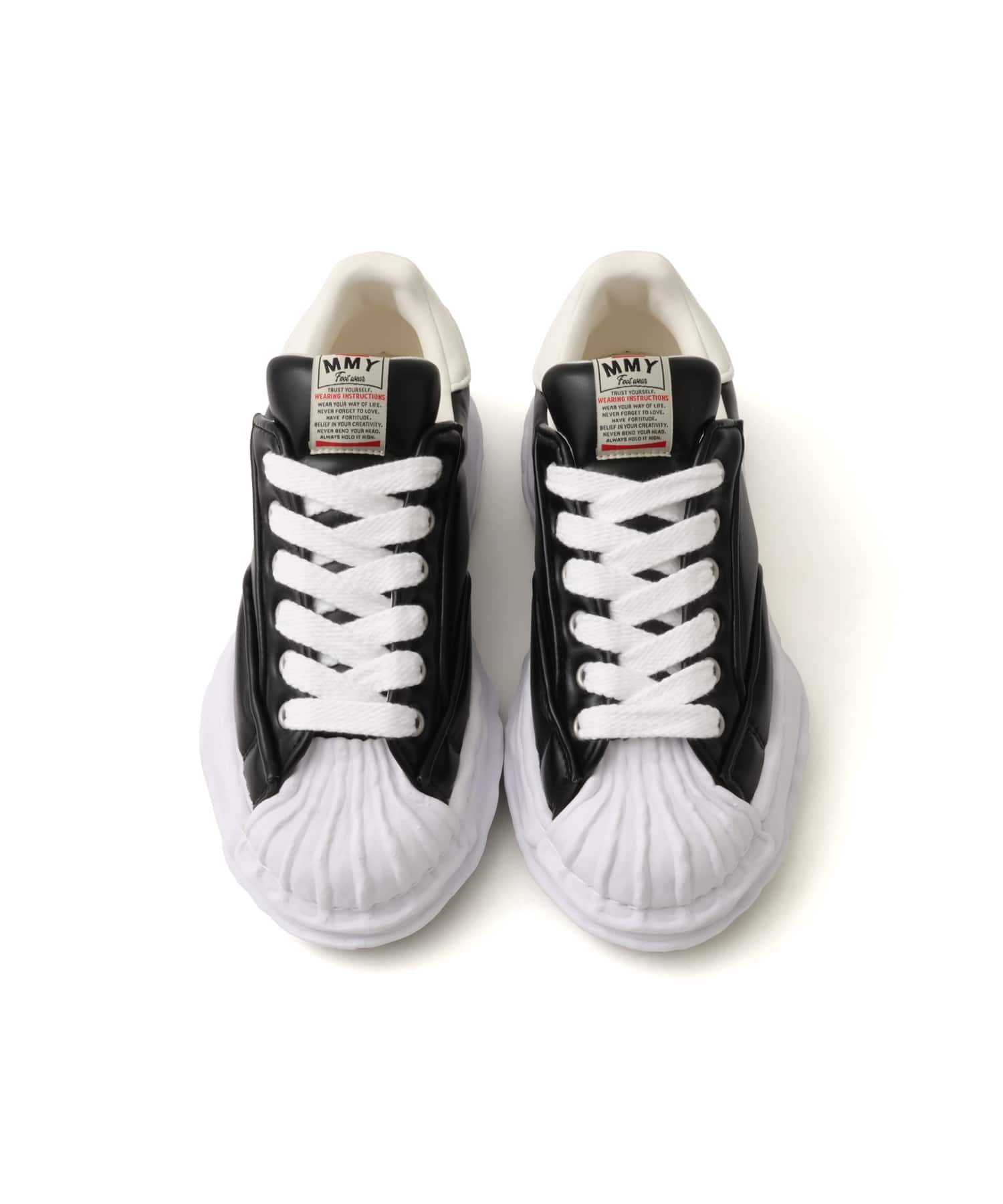 MAISON MIHARA YASUHIRO BLAKEY PUFFER LOW-TOP SNEAKERS ブラックの画像