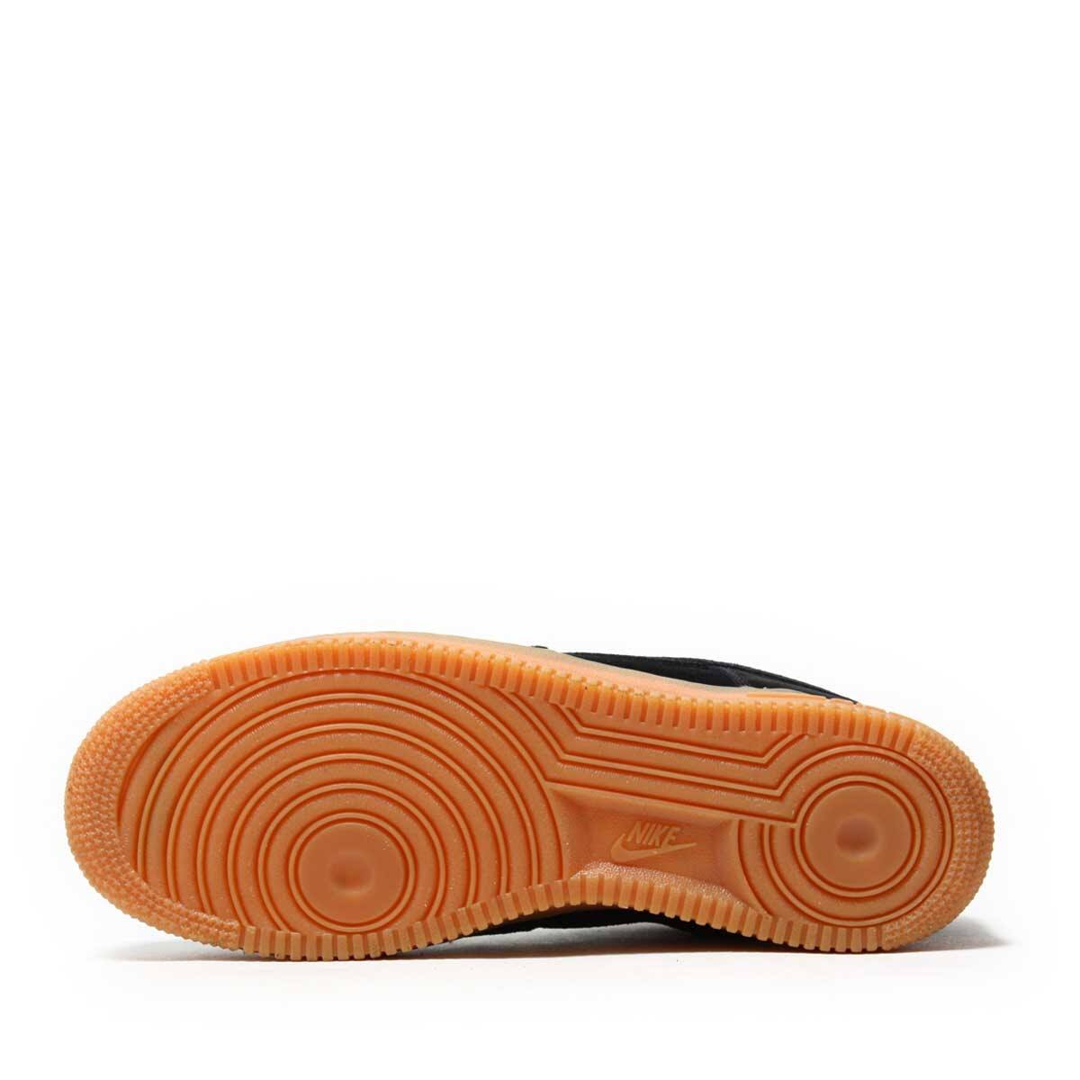 NIKE AIR FORCE 1 '07 LV8 SUEDE BLACK/BLACK-GUM MED BROWN-IVORY