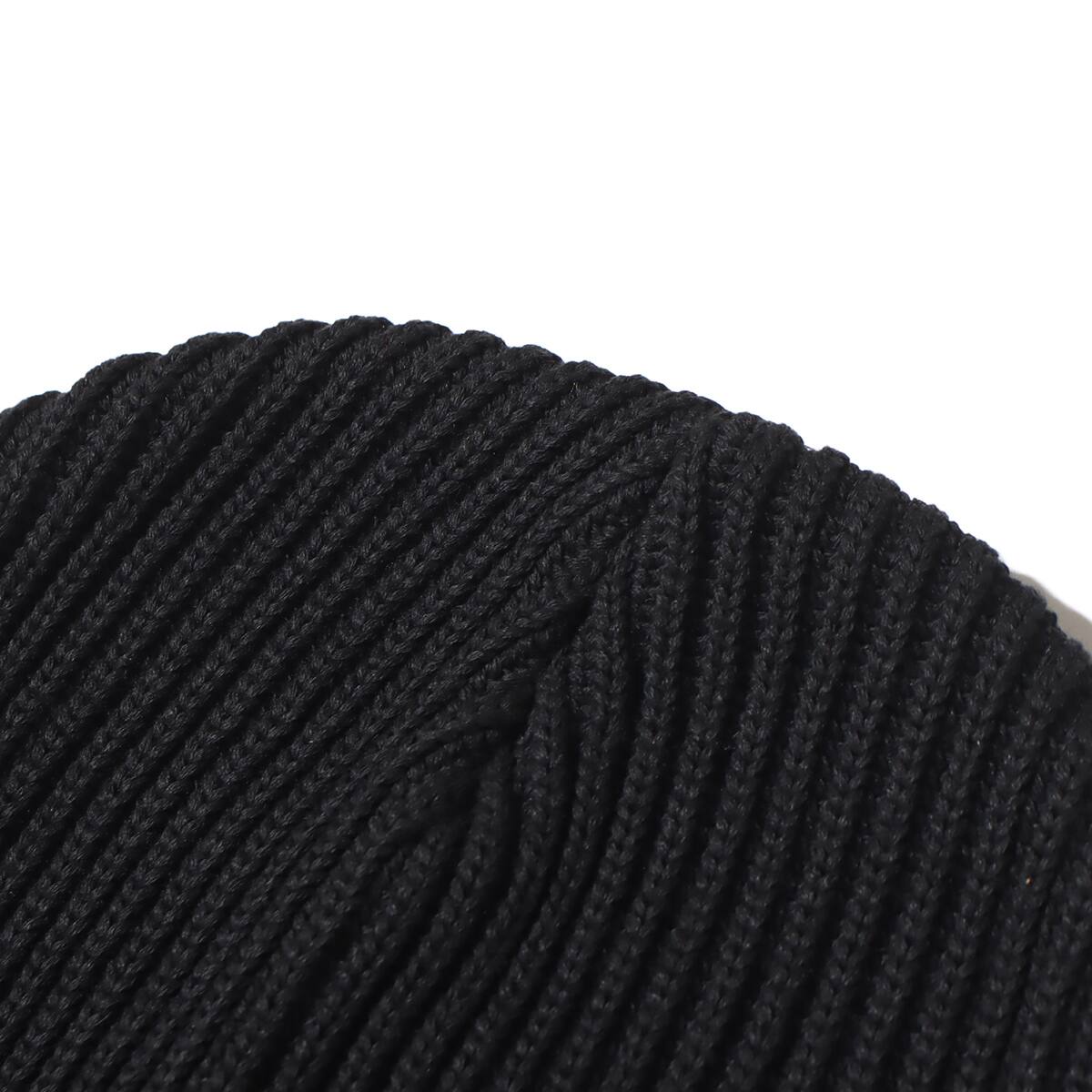 snow peak Pe/Co Knit Cap Black 23FA-Iの画像