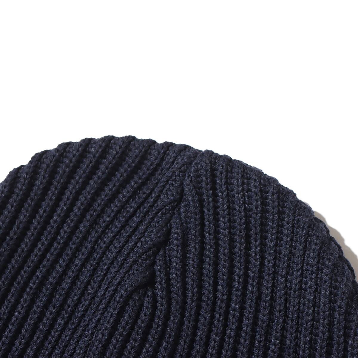 snow peak Pe/Co Knit Cap Navy 23FA-Iの画像