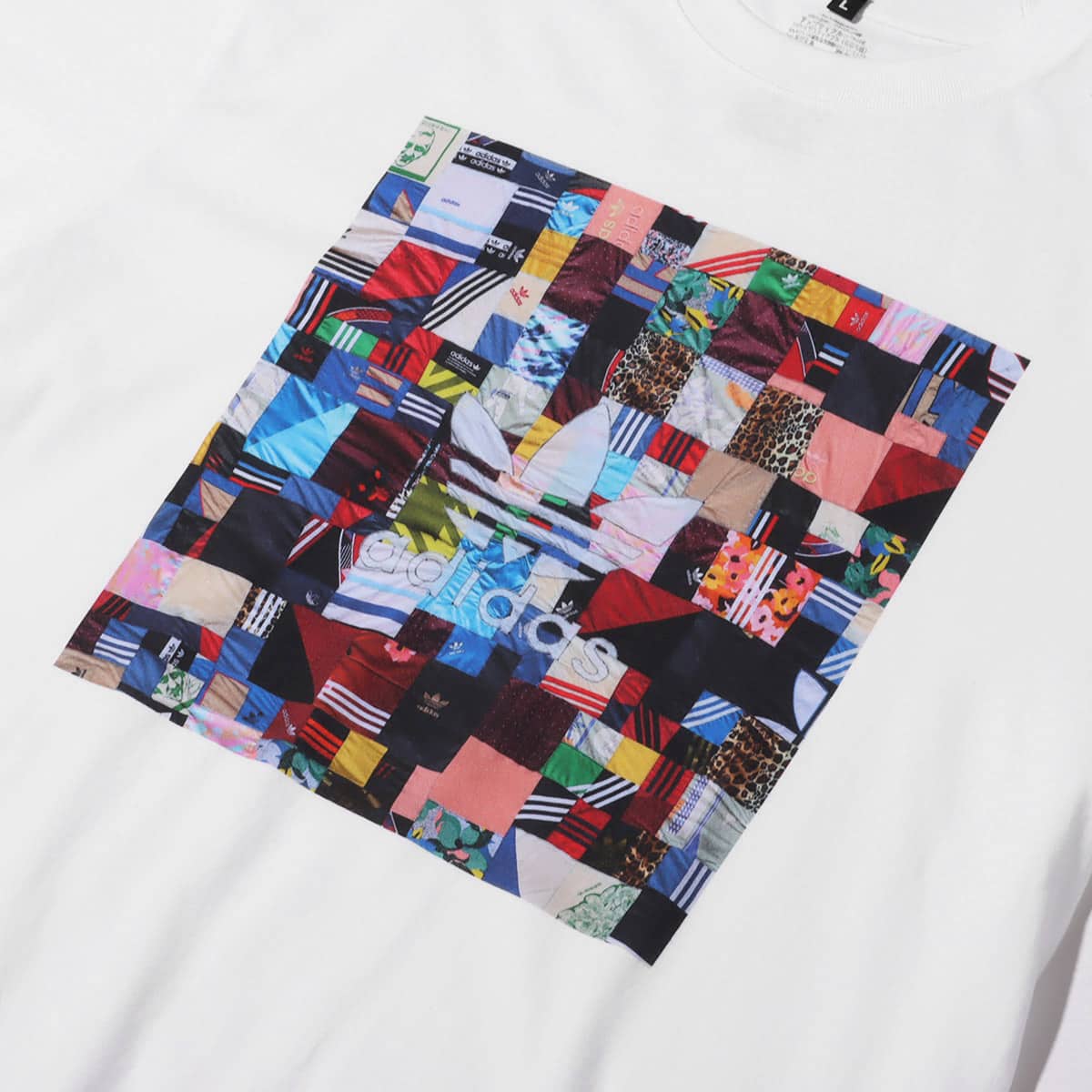 2nd existence PATCHWORK PHOTO TEE WHITE 21SP-Iの画像