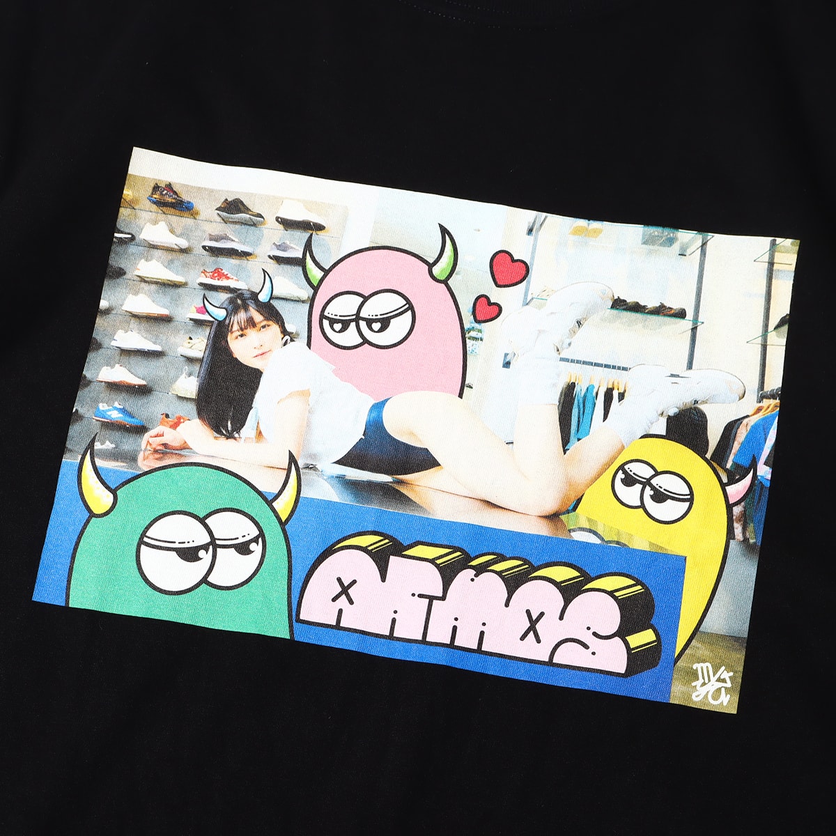 AMATSU MARINA x atmos MOYA TEE BLACKの画像