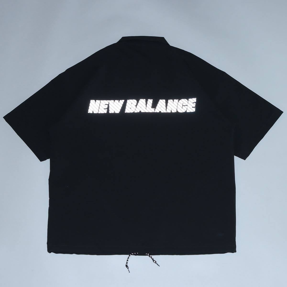 New Balance MET24 Coach Shirt Jacket BLACK TOP 23SS-Sの画像
