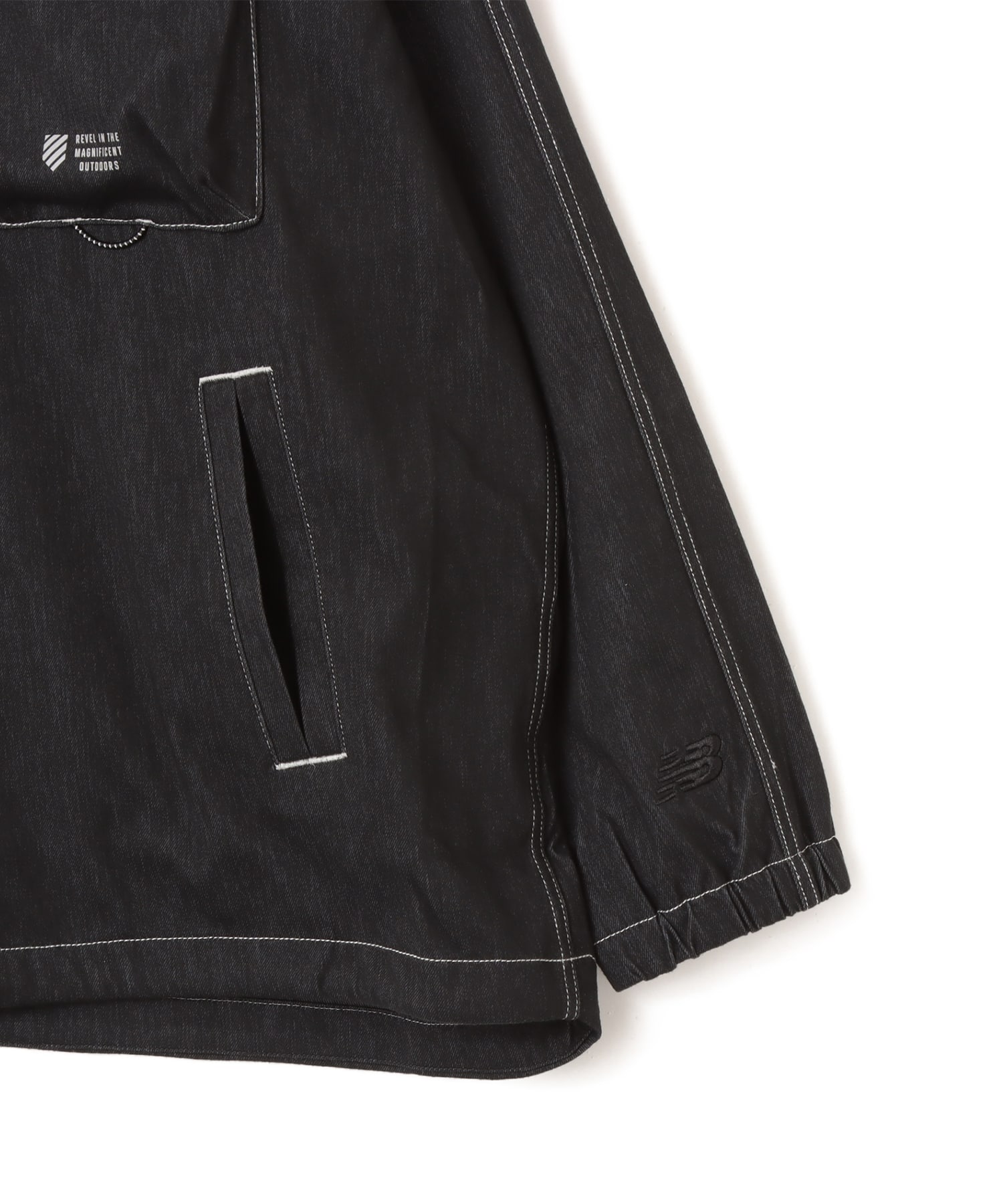 New Balance JERSEY DENIM JACKET キャステルロックの画像