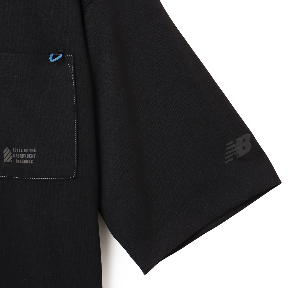 New Balance Oversized S/S Base T Shirt ブラックの画像