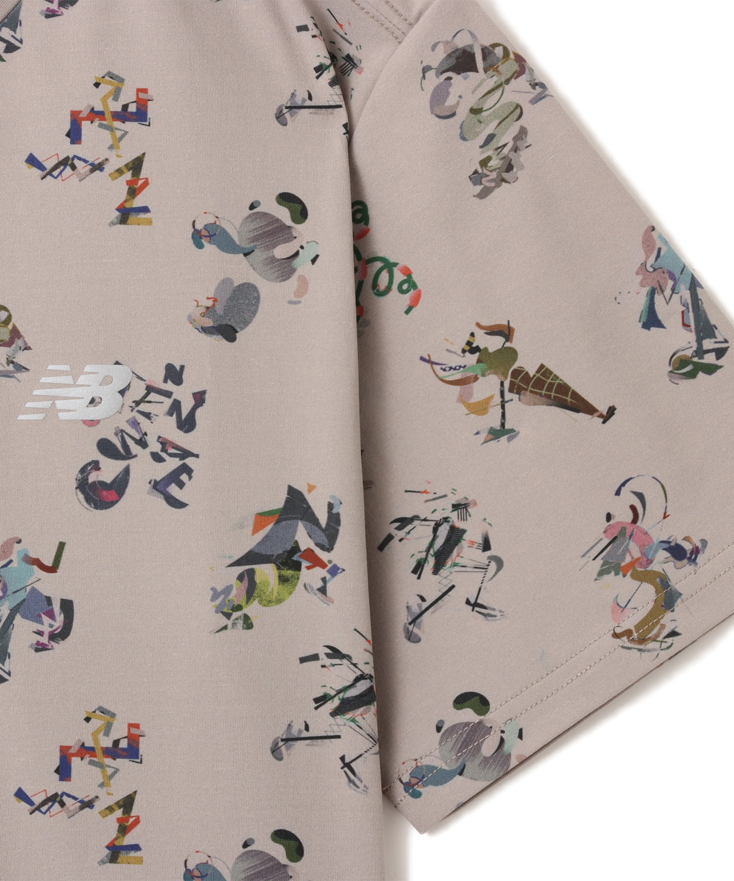 New Balance x GCP Run T-Shirt AOP BEIGEの画像