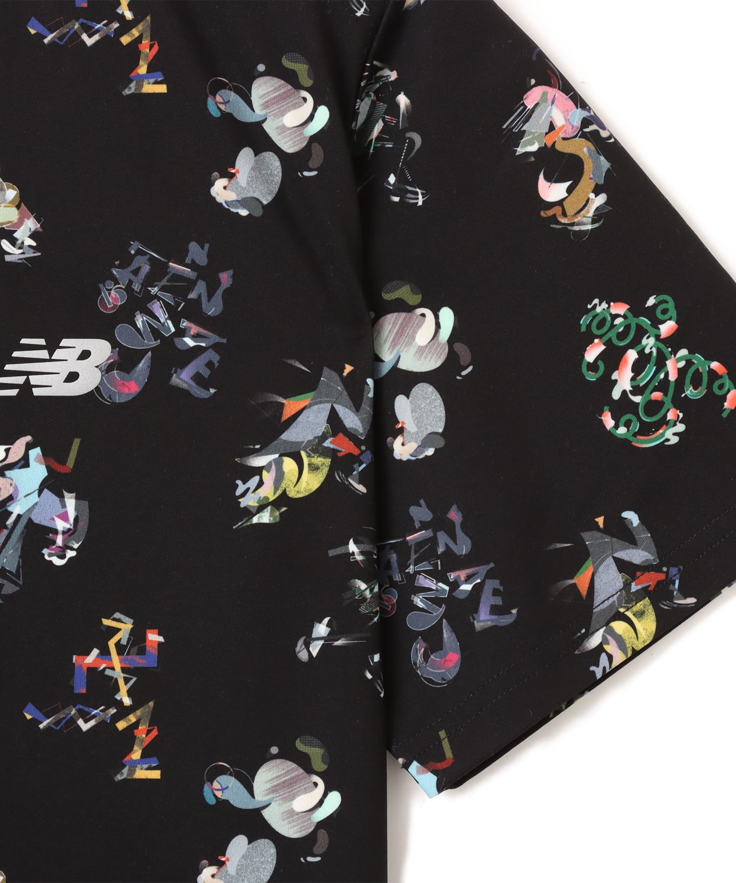New Balance x GCP Run T-Shirt AOP BLACKの画像