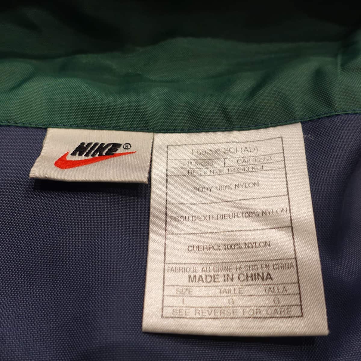 NIKE HALF ZIP NYLON JACKET 90's VINTAGE の画像
