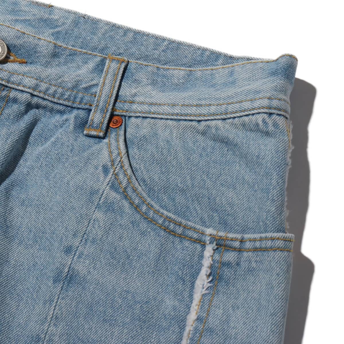 Andersson Bell DENIS CROPPED JEANS BLUE 19FA-Iの画像