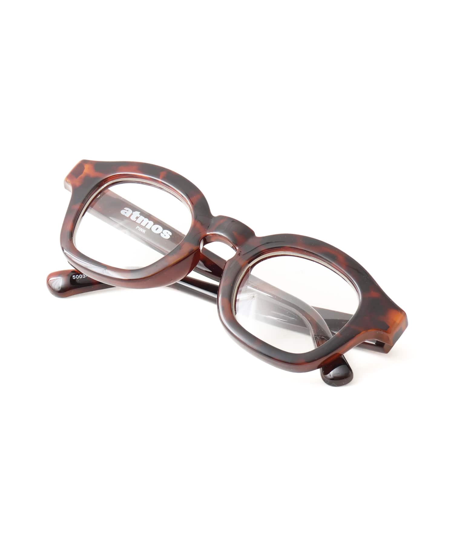 atmos pink Oval Classic Eyewear BROWNの画像