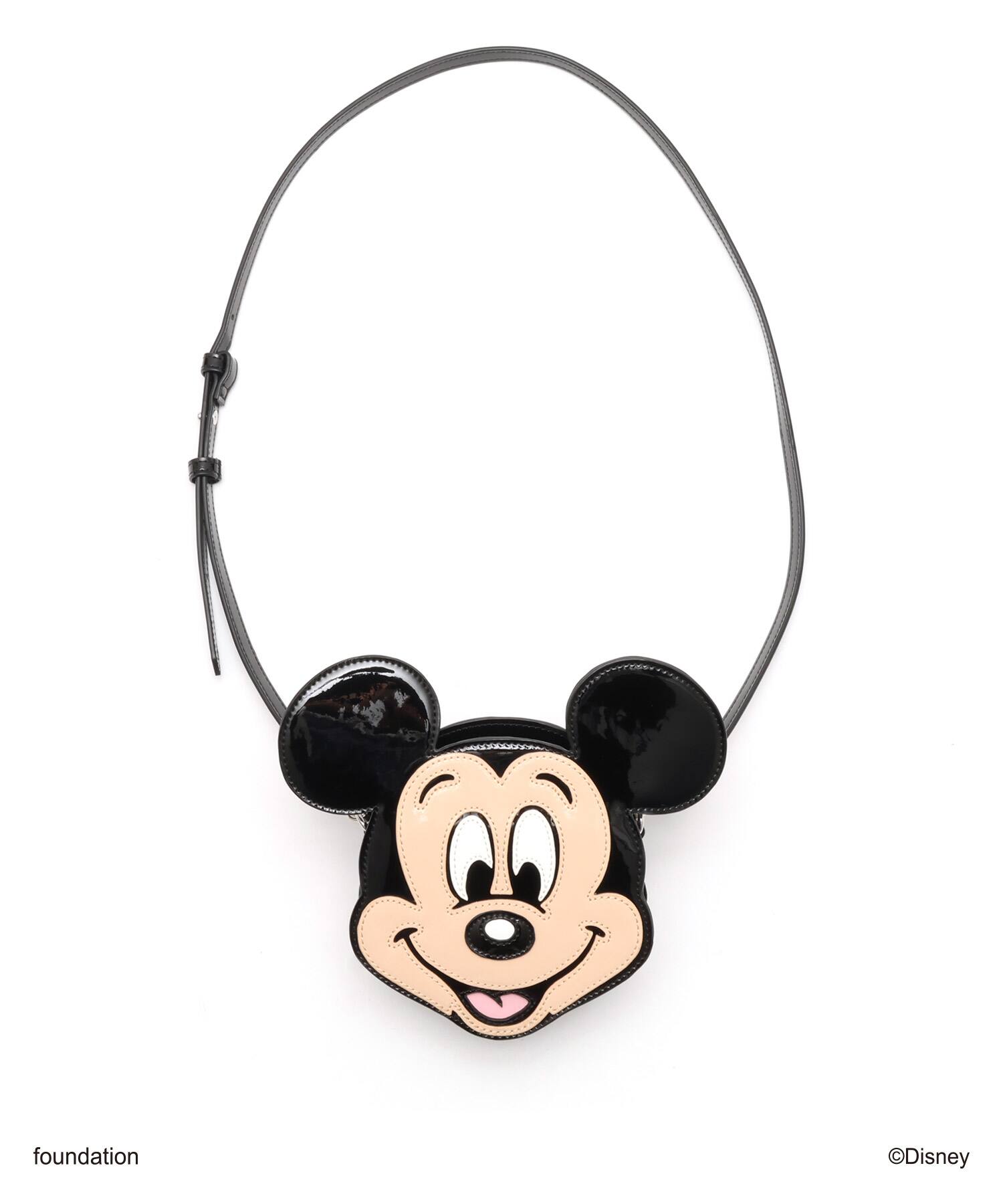 MICKEY & MINNIE / atmos pink Big Face Pouch MICKEYの画像