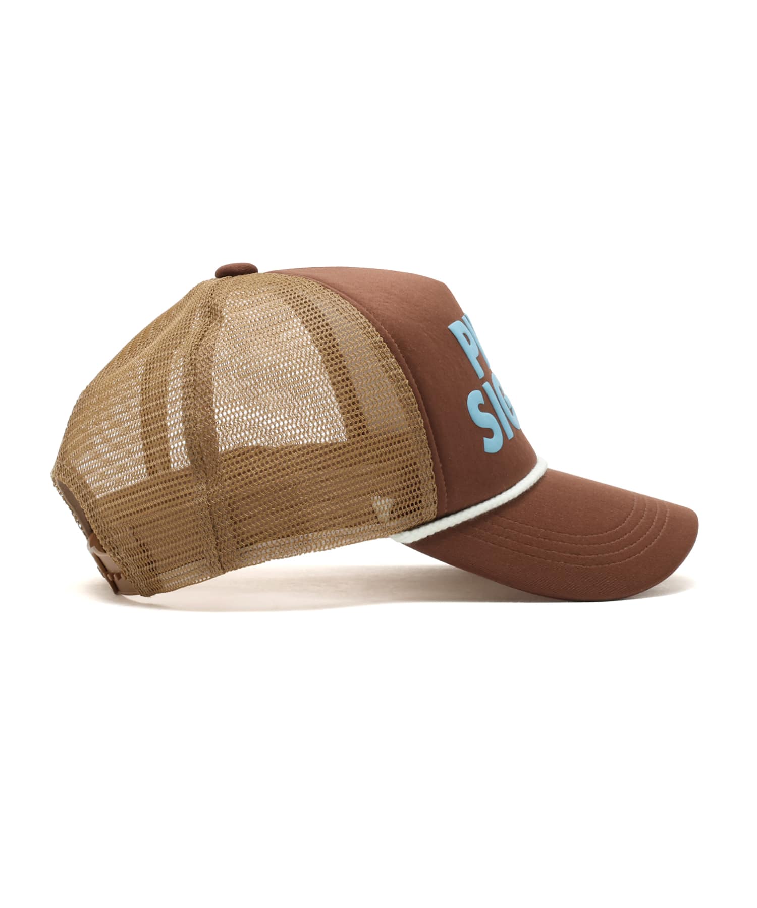 atmos pink SIGNAL Logo Cap BROWNの画像