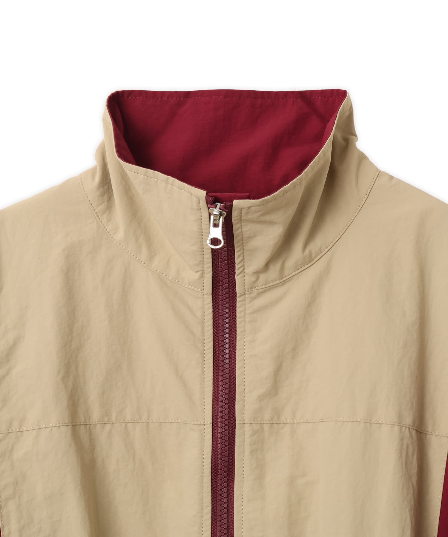 atmos pink Bi-color Track Jacket BEIGEの画像