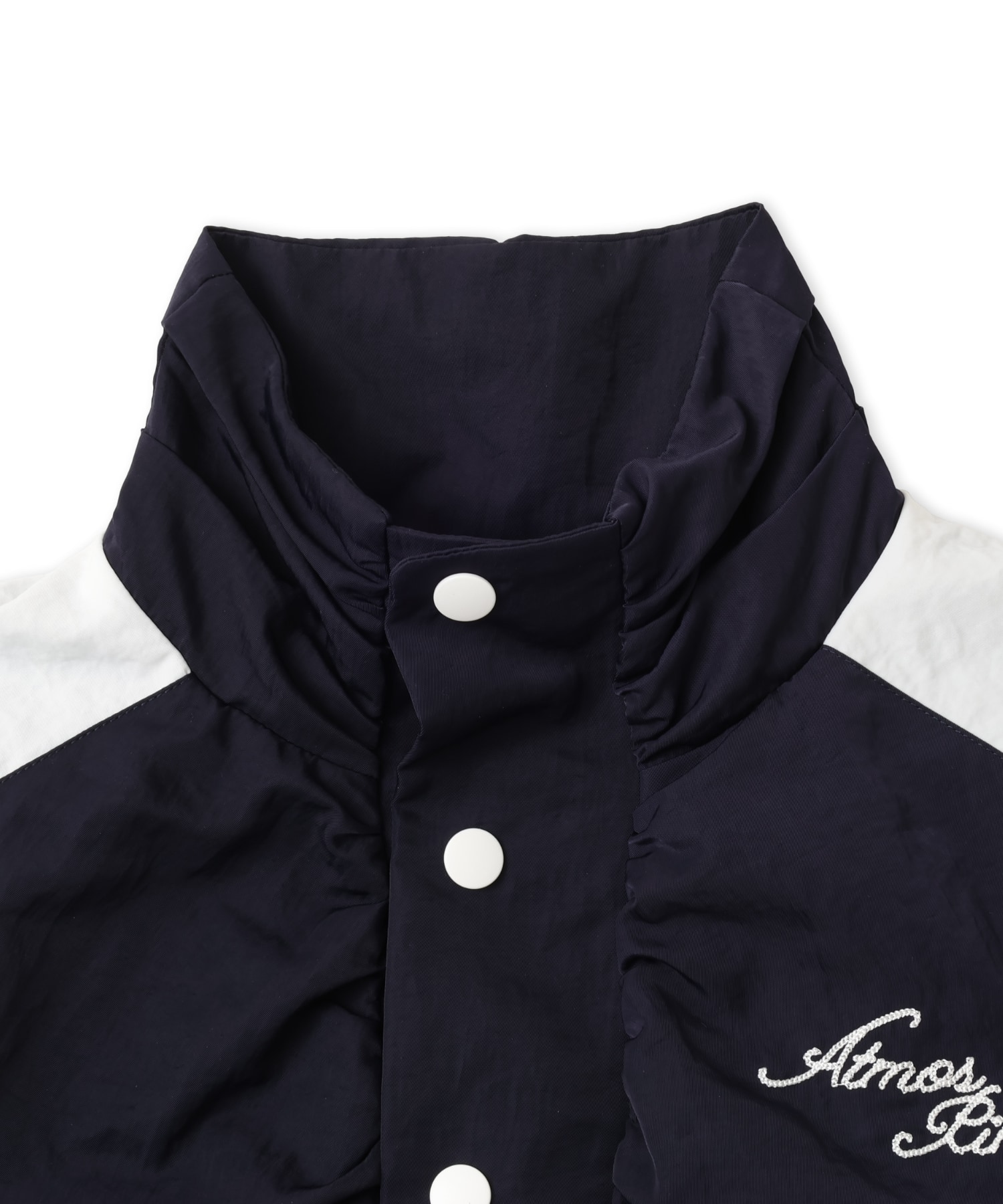 atmos pink Varsity Vest NAVYの画像