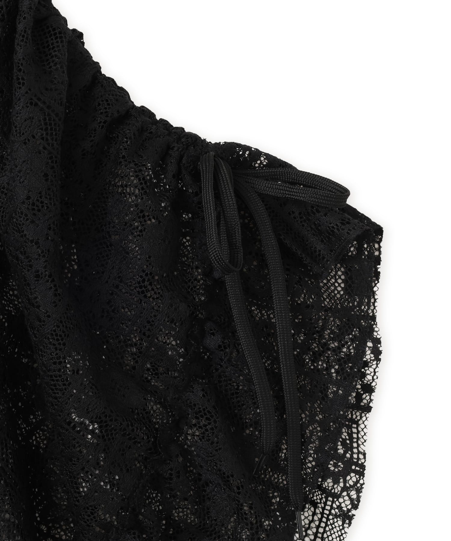 atmos pink Lace Asymmetry Skirt BLACKの画像